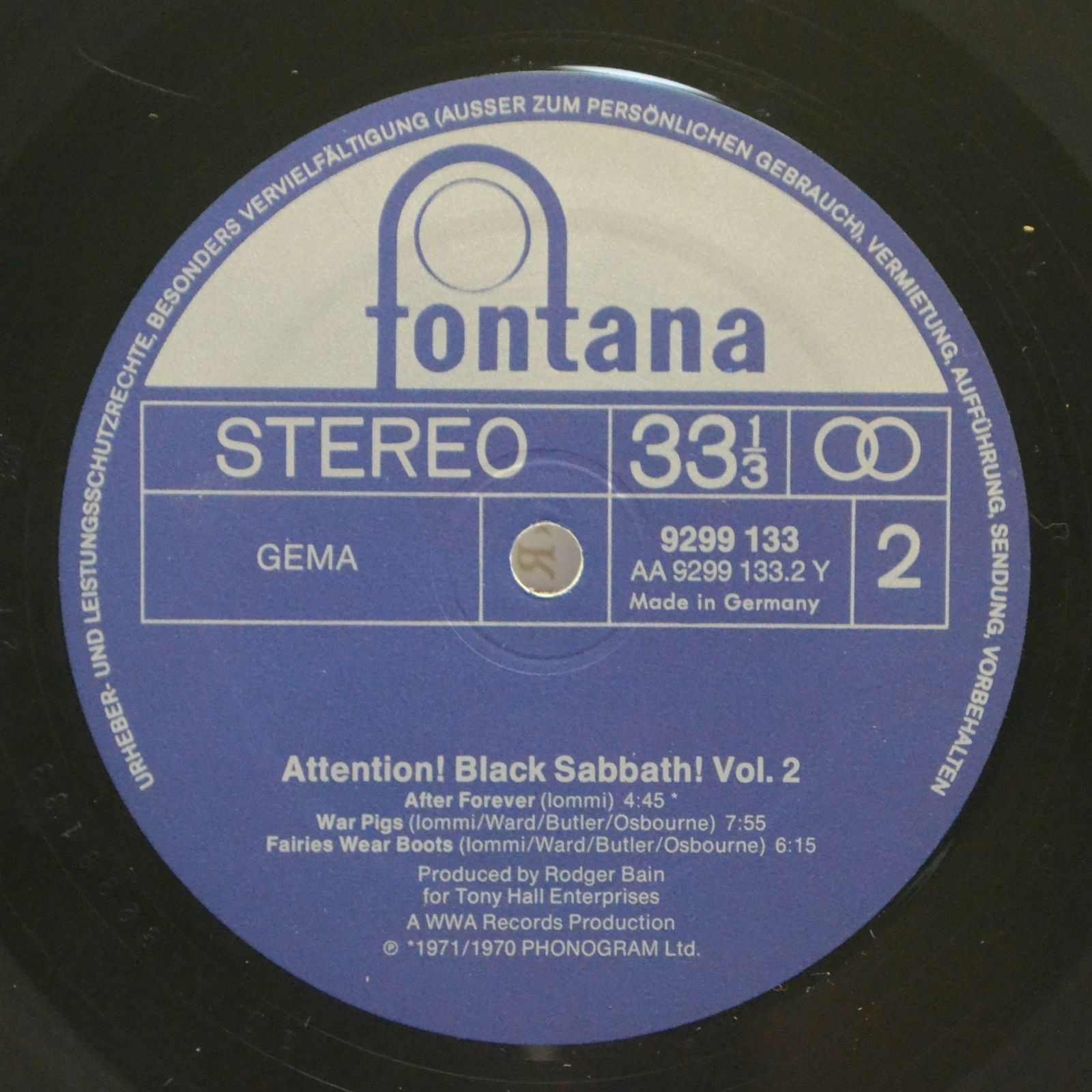 Black Sabbath — Attention! Black Sabbath Vol. 2, 1974