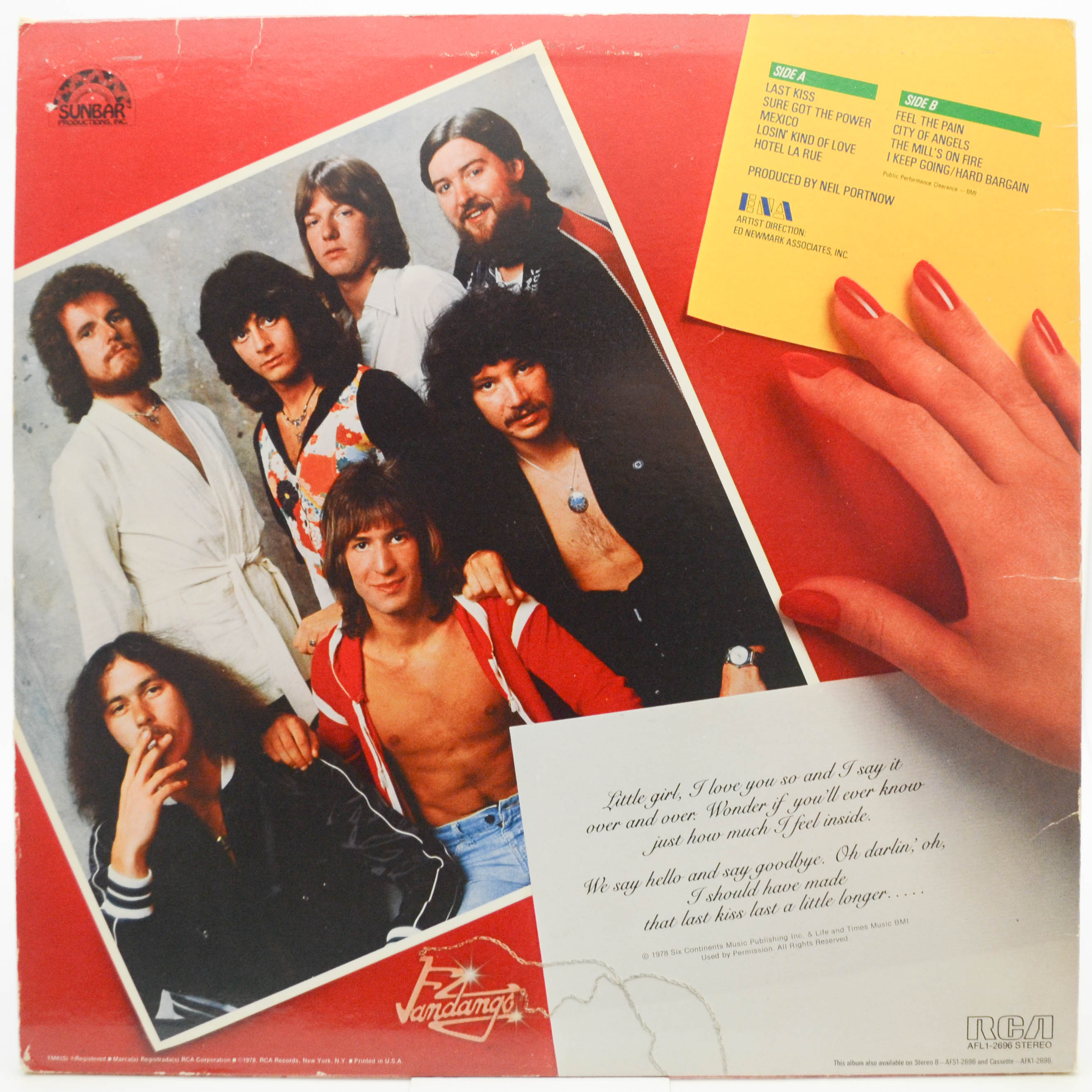 Fandango — Last Kiss, 1978