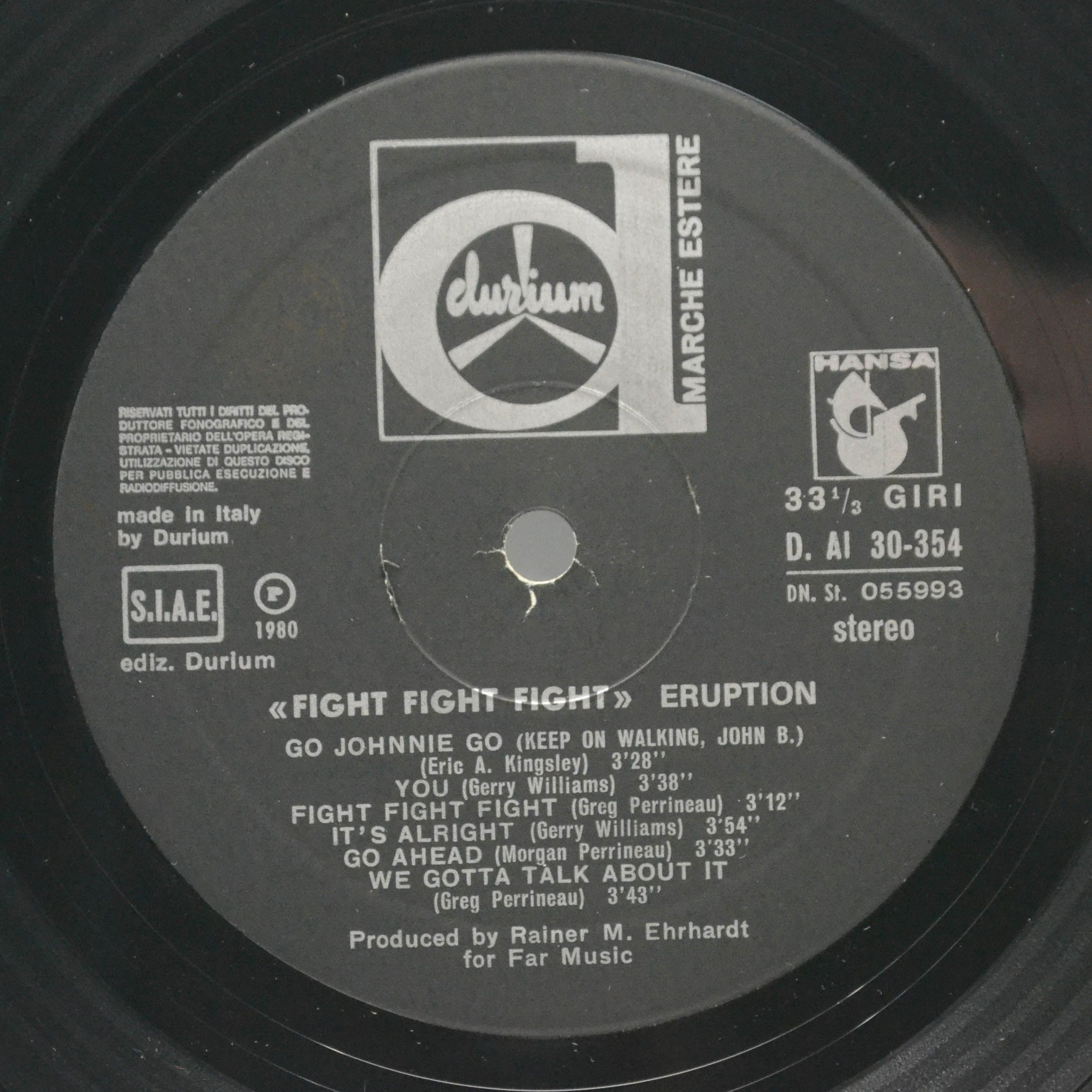 Eruption — Fight Fight Fight, 1980