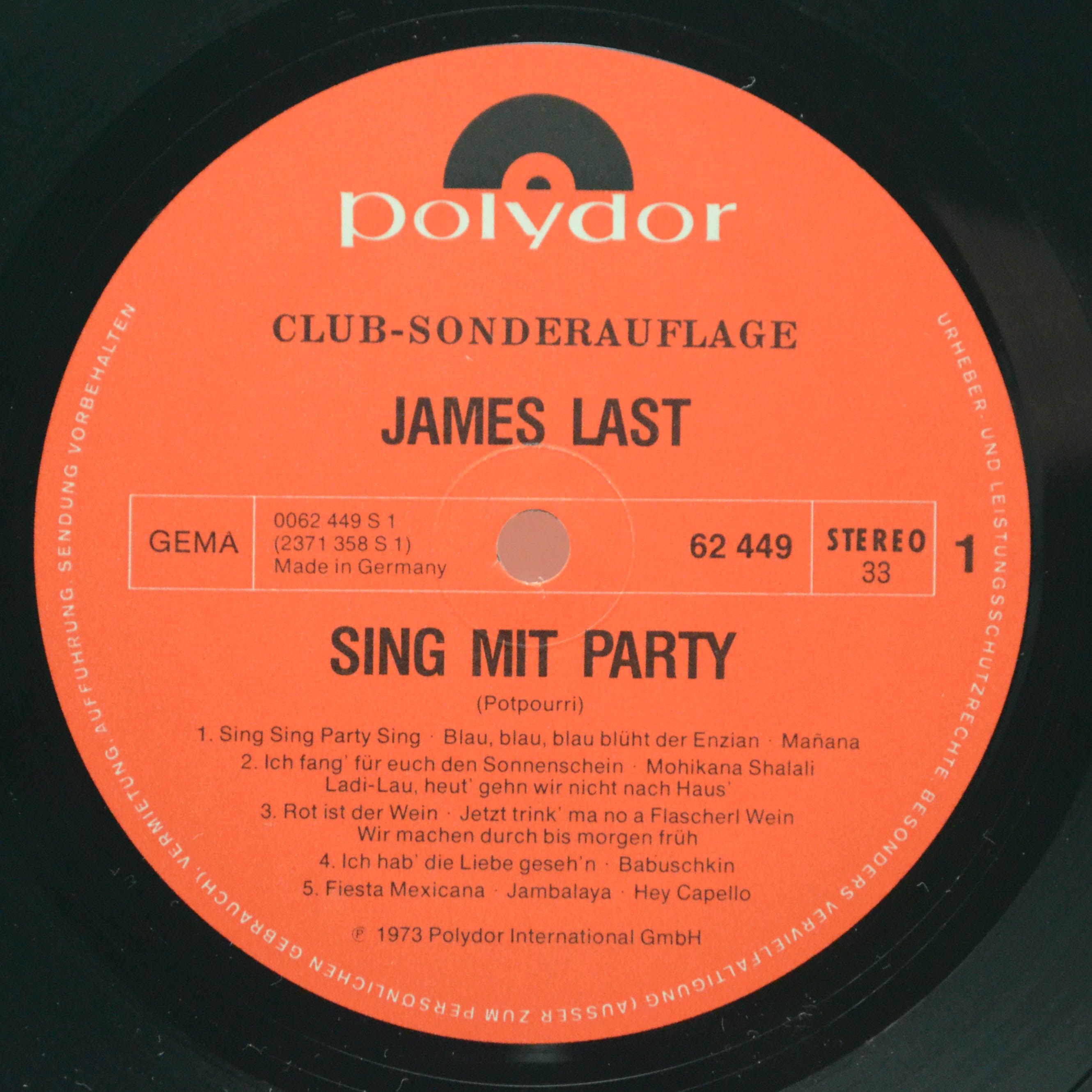 James Last — Sing Mit Party, 1973