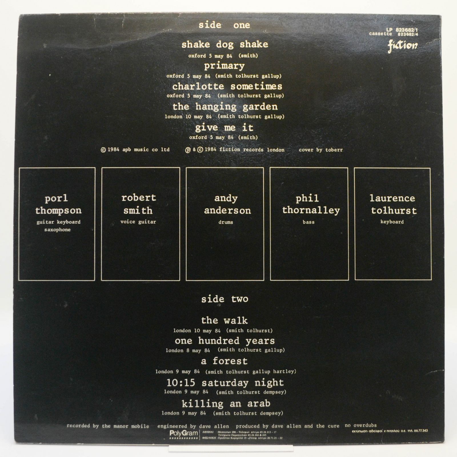 Cure — Concert - The Cure Live, 1984