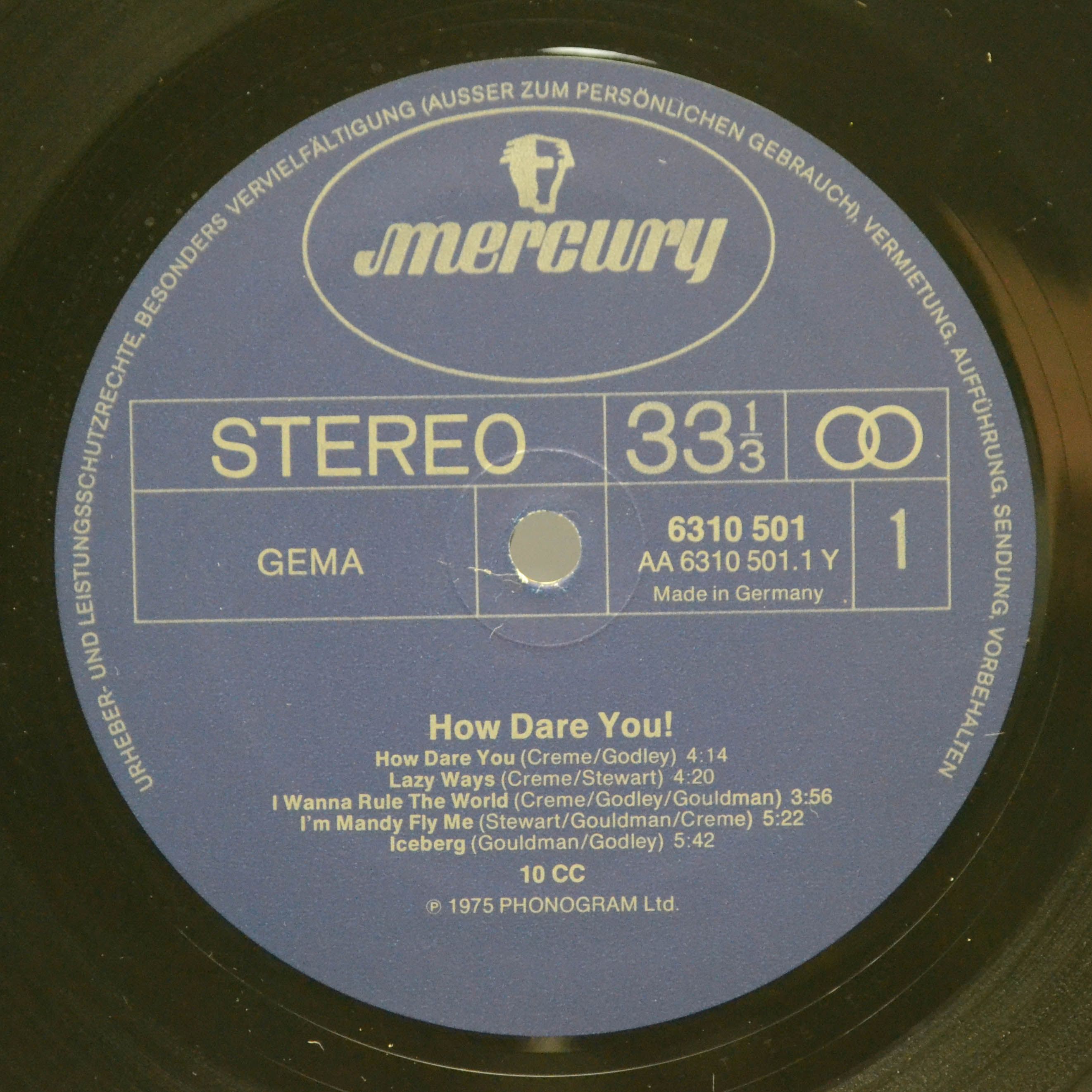 10cc — How Dare You!, 1976