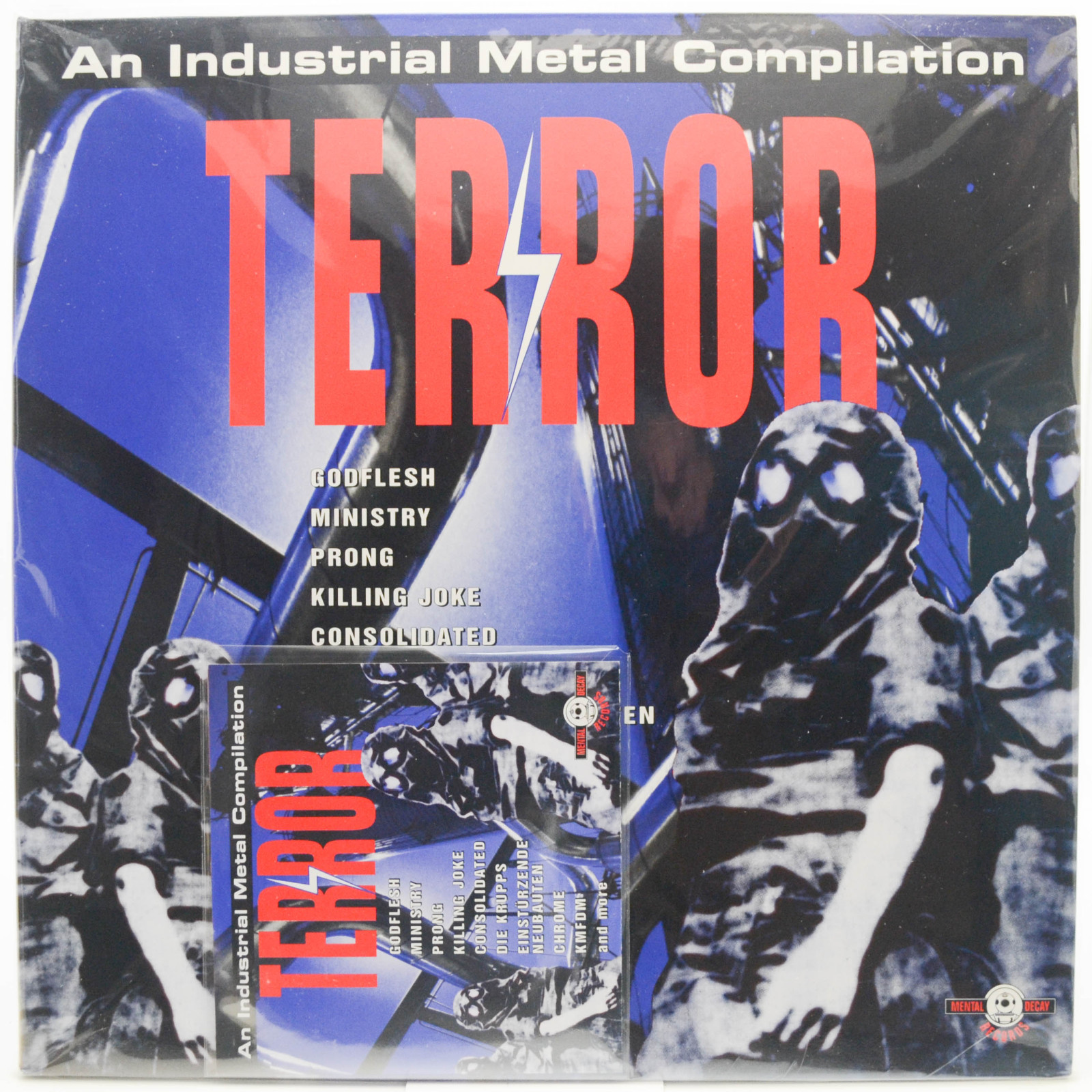 Various — Terror - An Industrial Metal Compilation (2LP), 1993