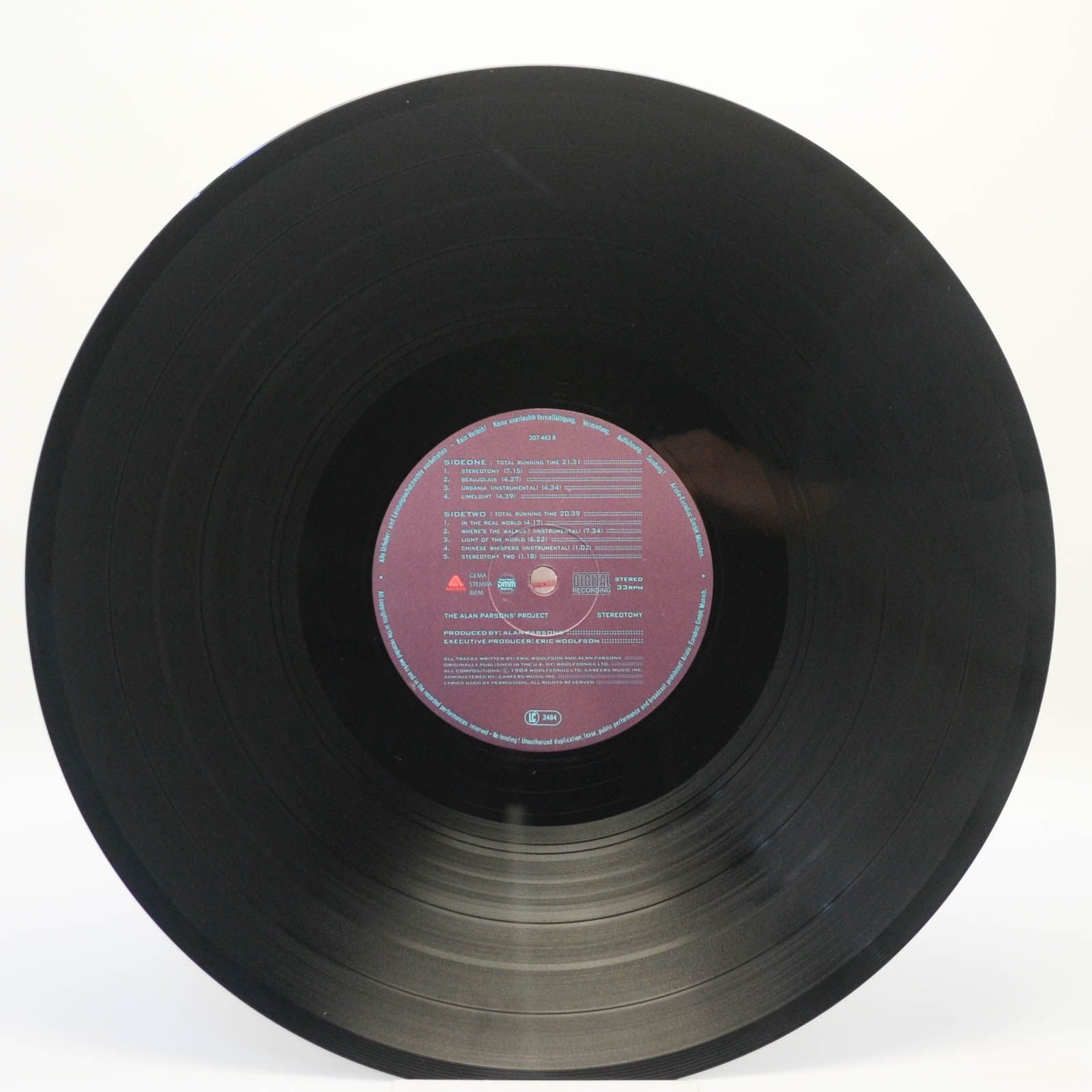 Alan Parsons Project — Stereotomy, 1985