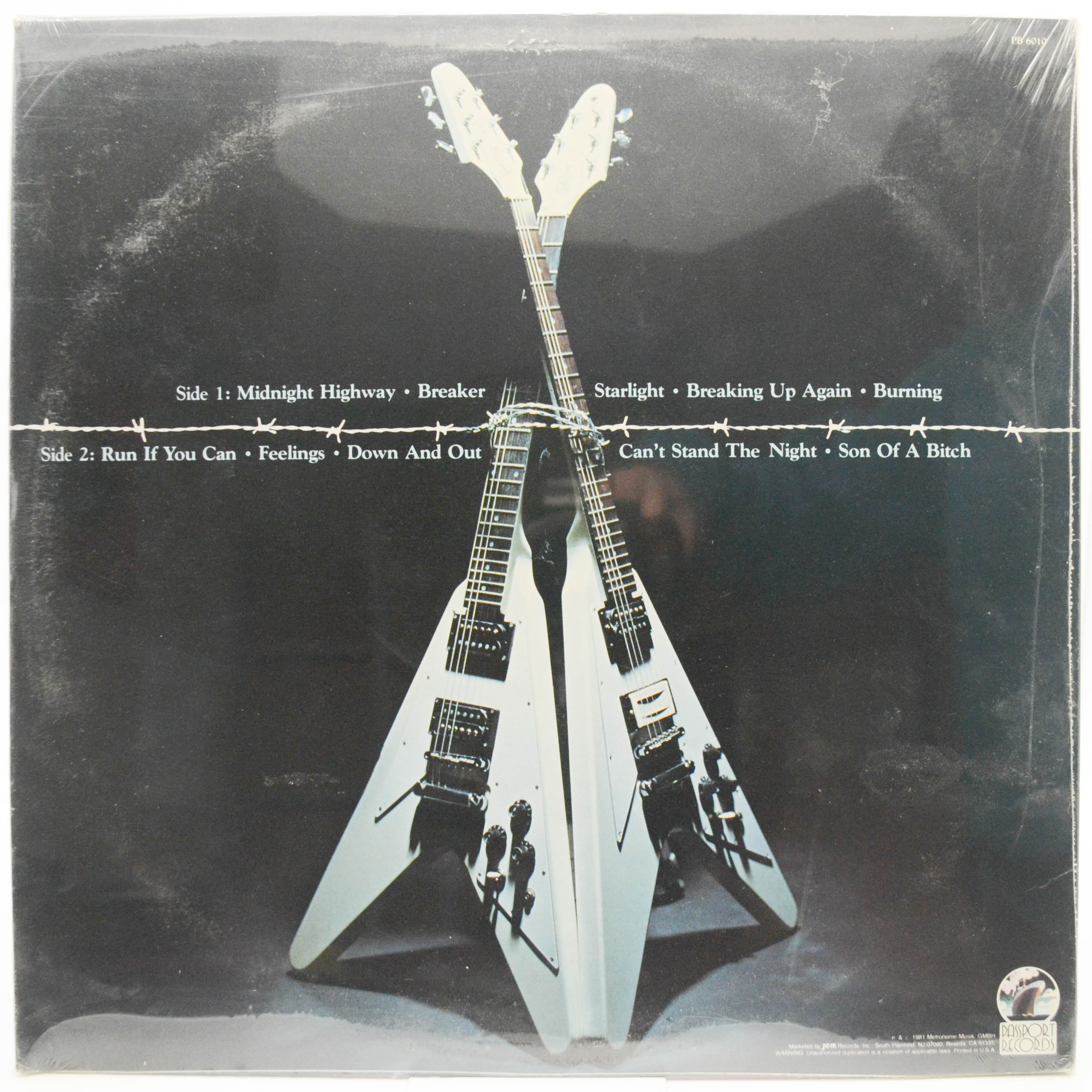 Accept — Breaker (USA), 1981