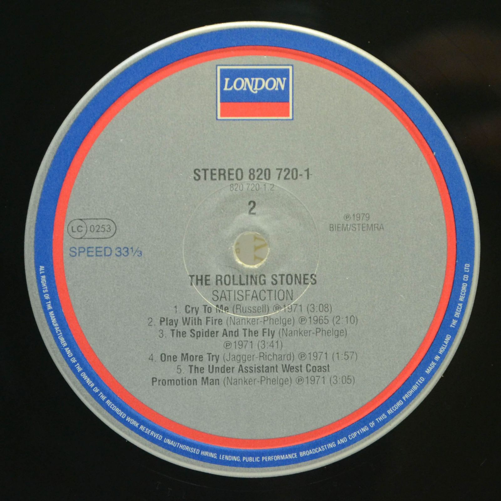 Rolling Stones — Satisfaction, 1979