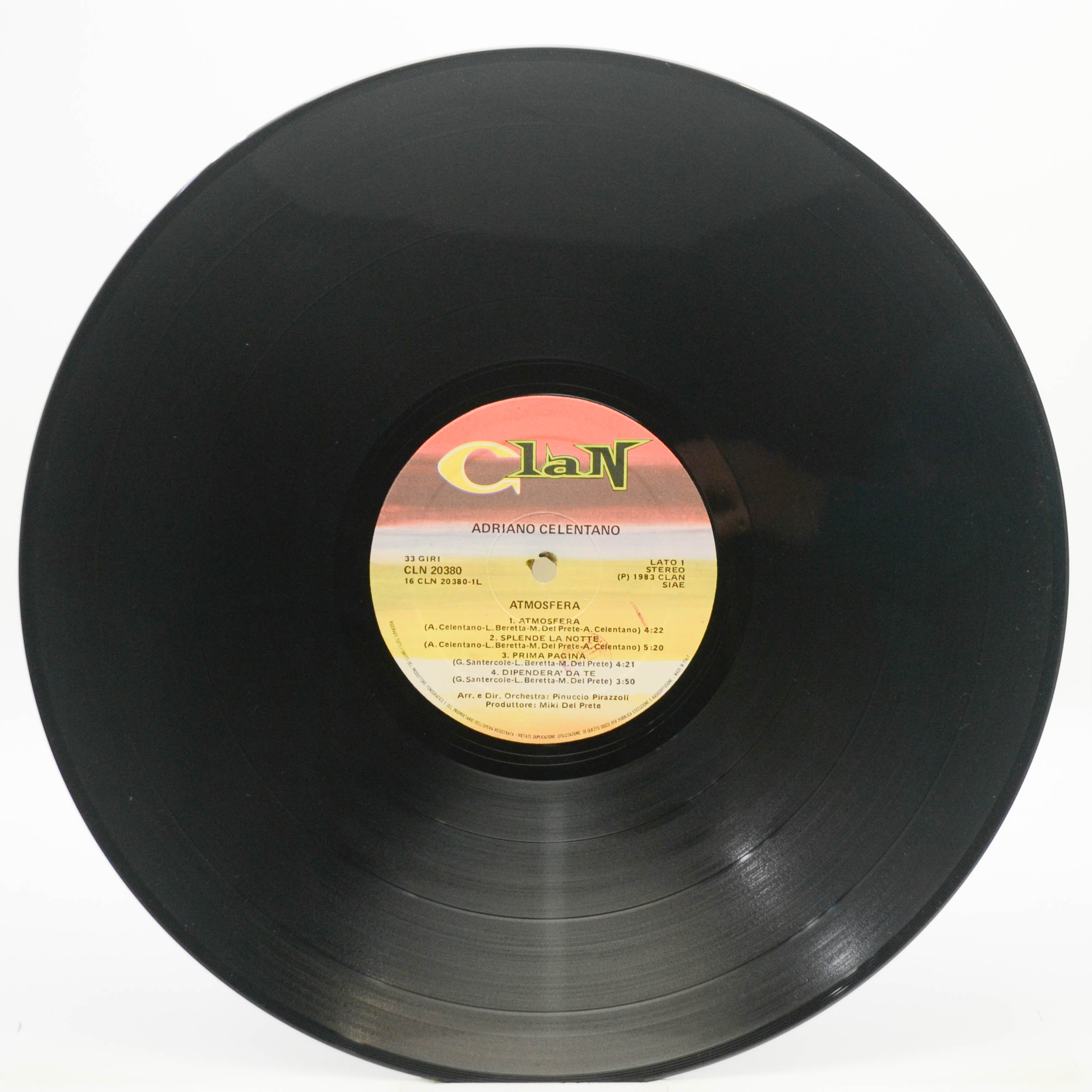 Adriano Celentano — Atmosfera (Italy, Clan), 1983