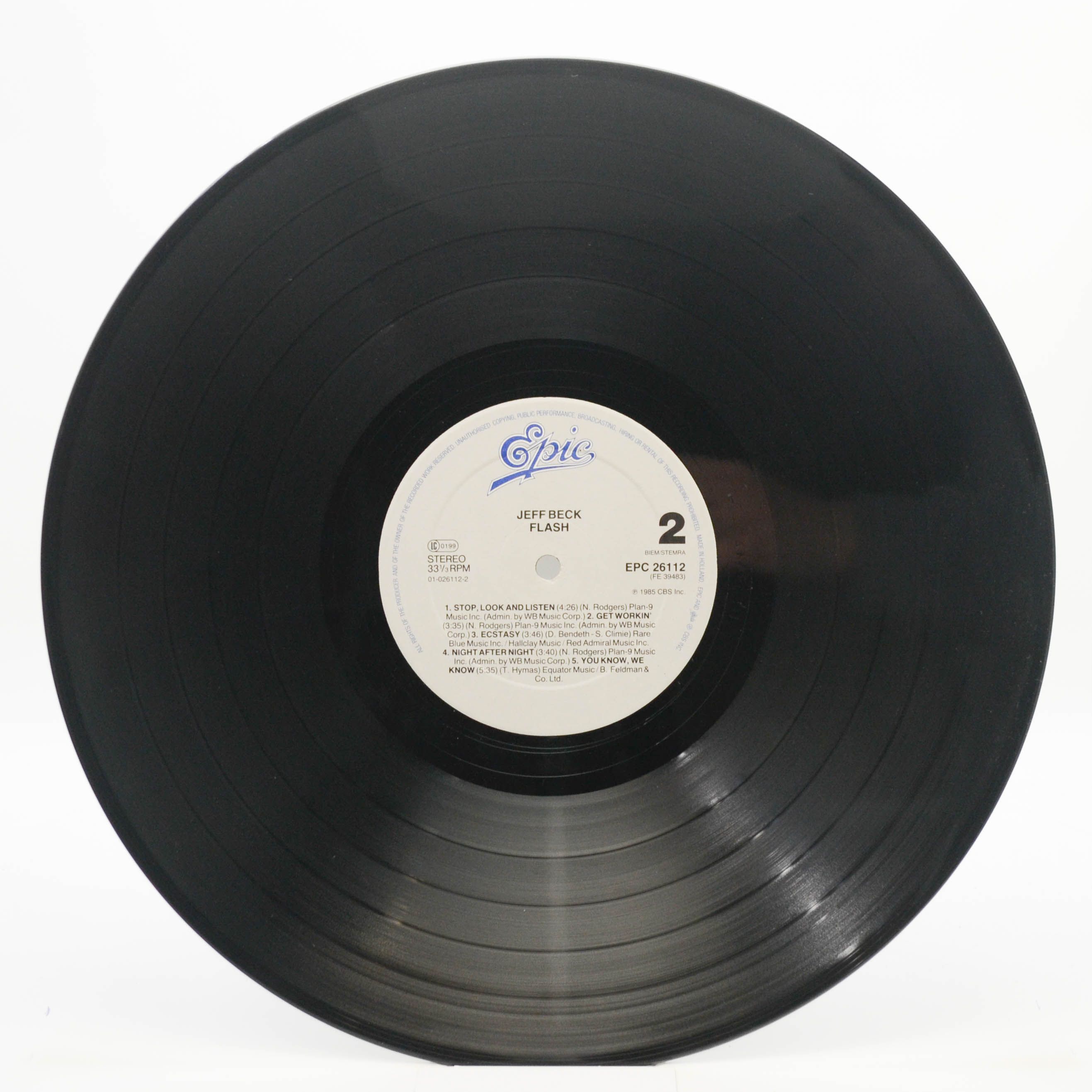 Jeff Beck — Flash, 1985