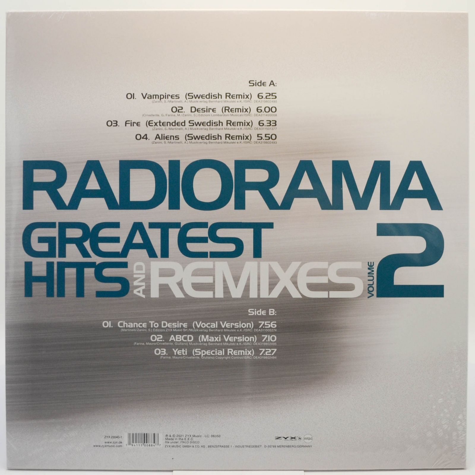 Radiorama — Greatest Hits & Remixes Vol. 2, 2015