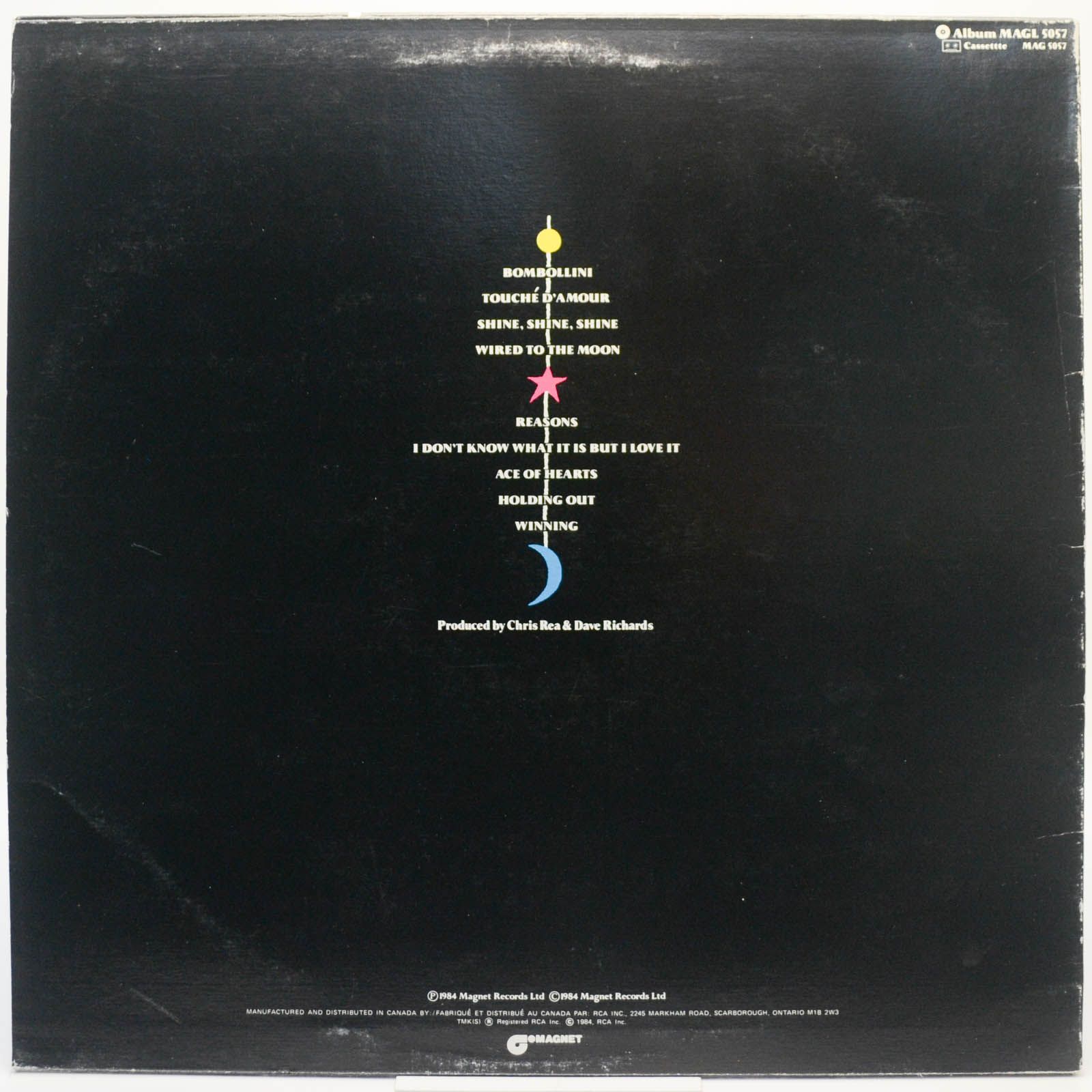 Chris Rea — Wired To The Moon, 1984