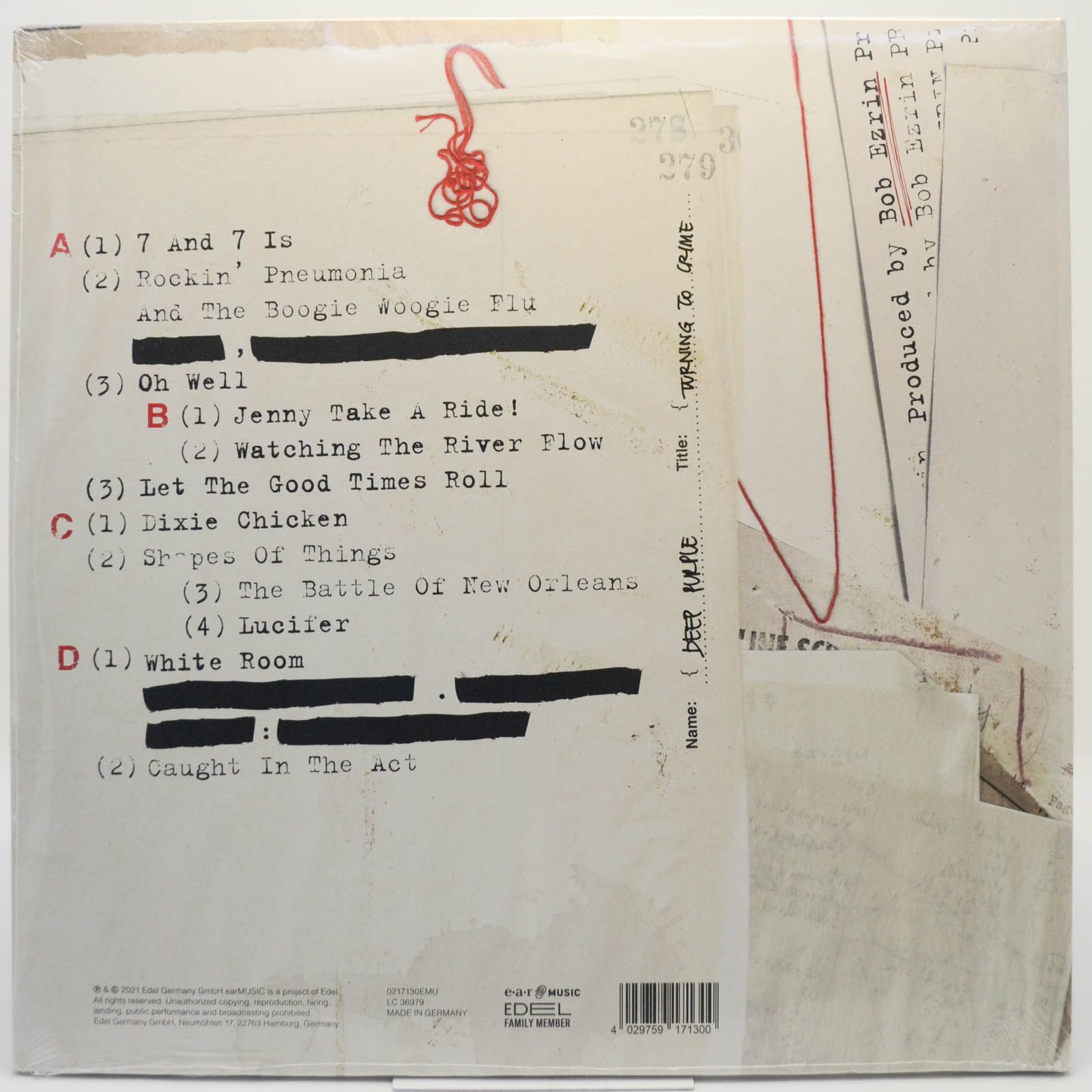 Deep Purple — Turning To Crime (2LP), 2021