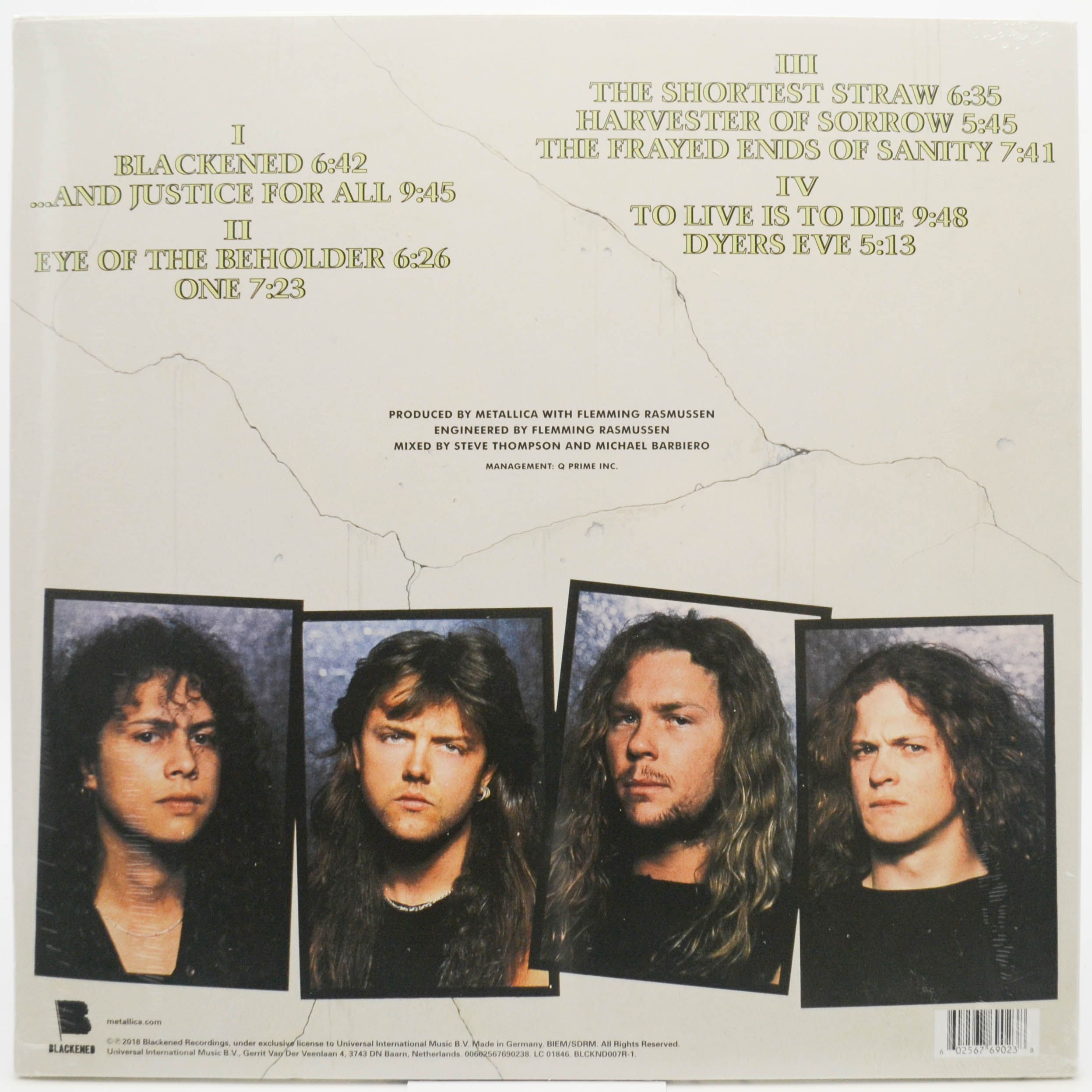 Metallica — ...And Justice For All (2LP), 1988