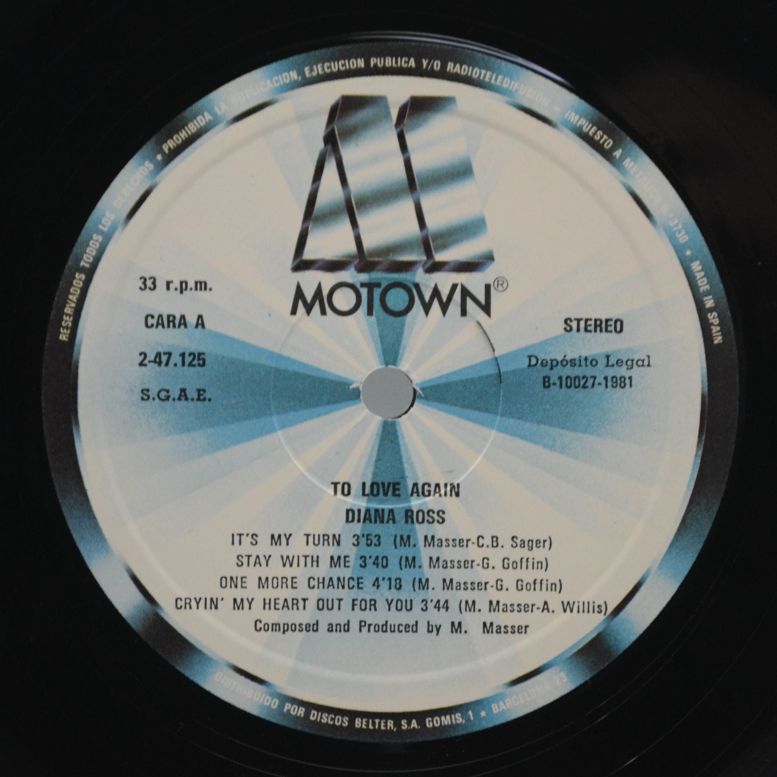 Diana Ross — To Love Again, 1981