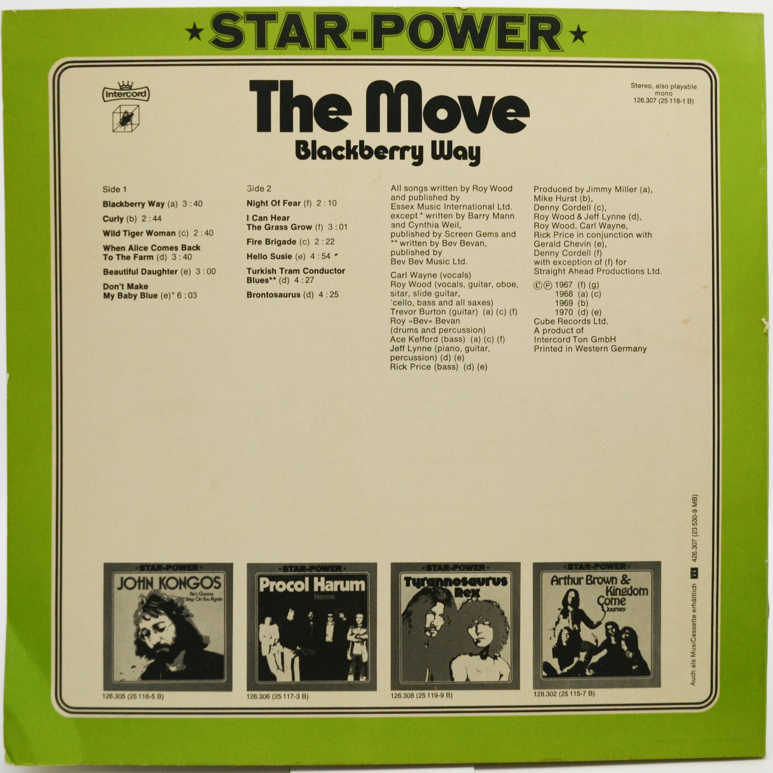 Move — Blackberry Way, 1976