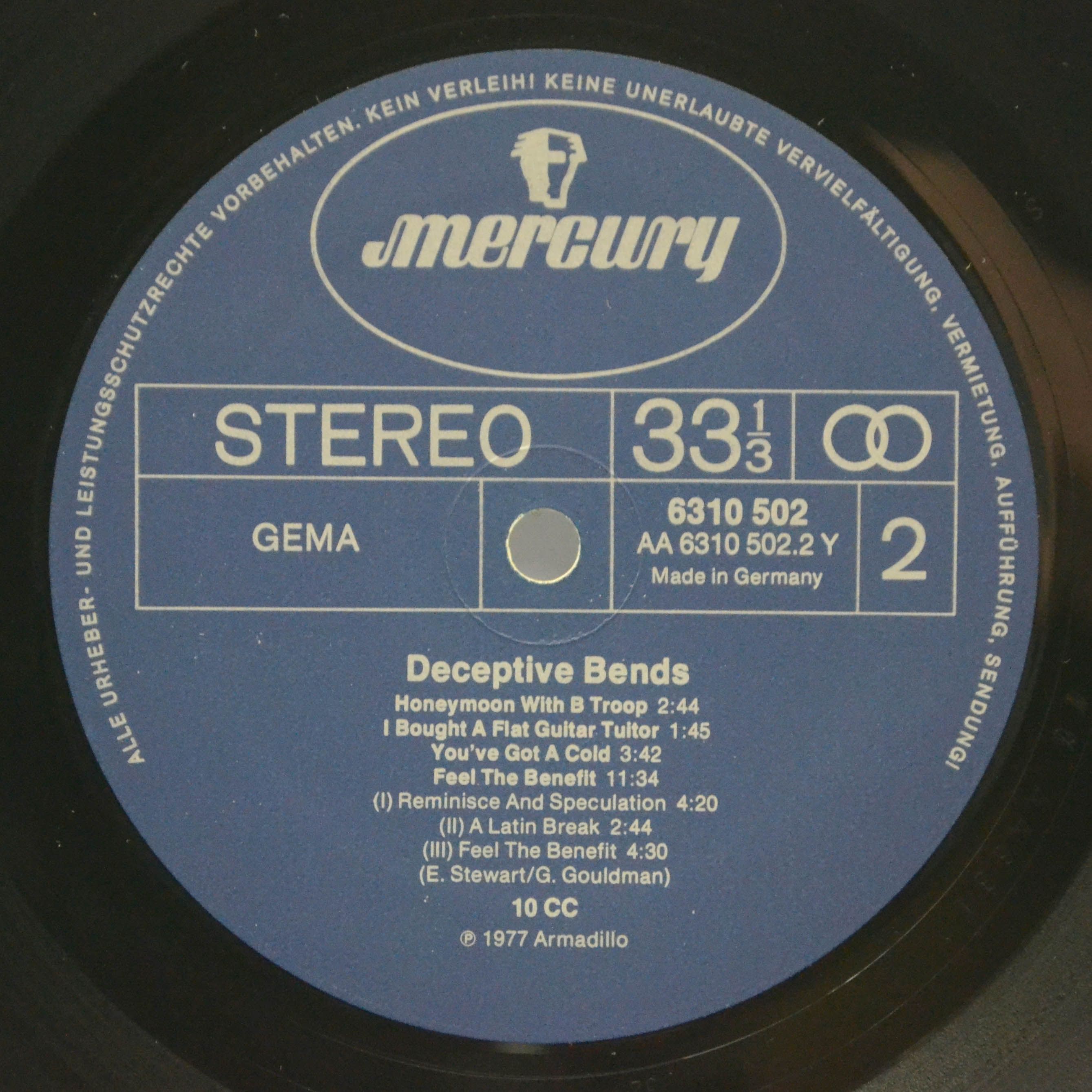 10cc — Deceptive Bends, 1977