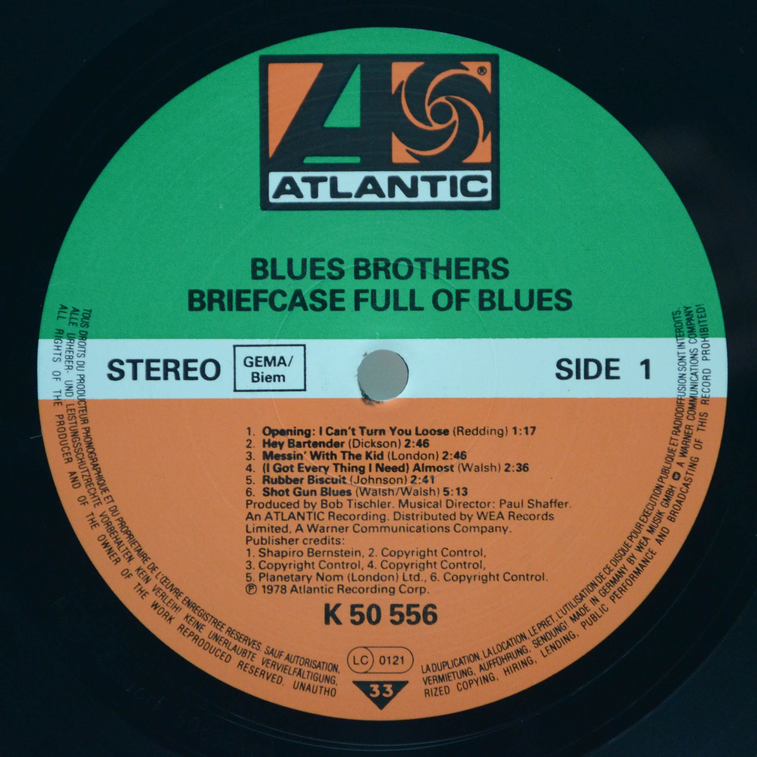 Blues Brothers — Briefcase Full Of Blues, 1978