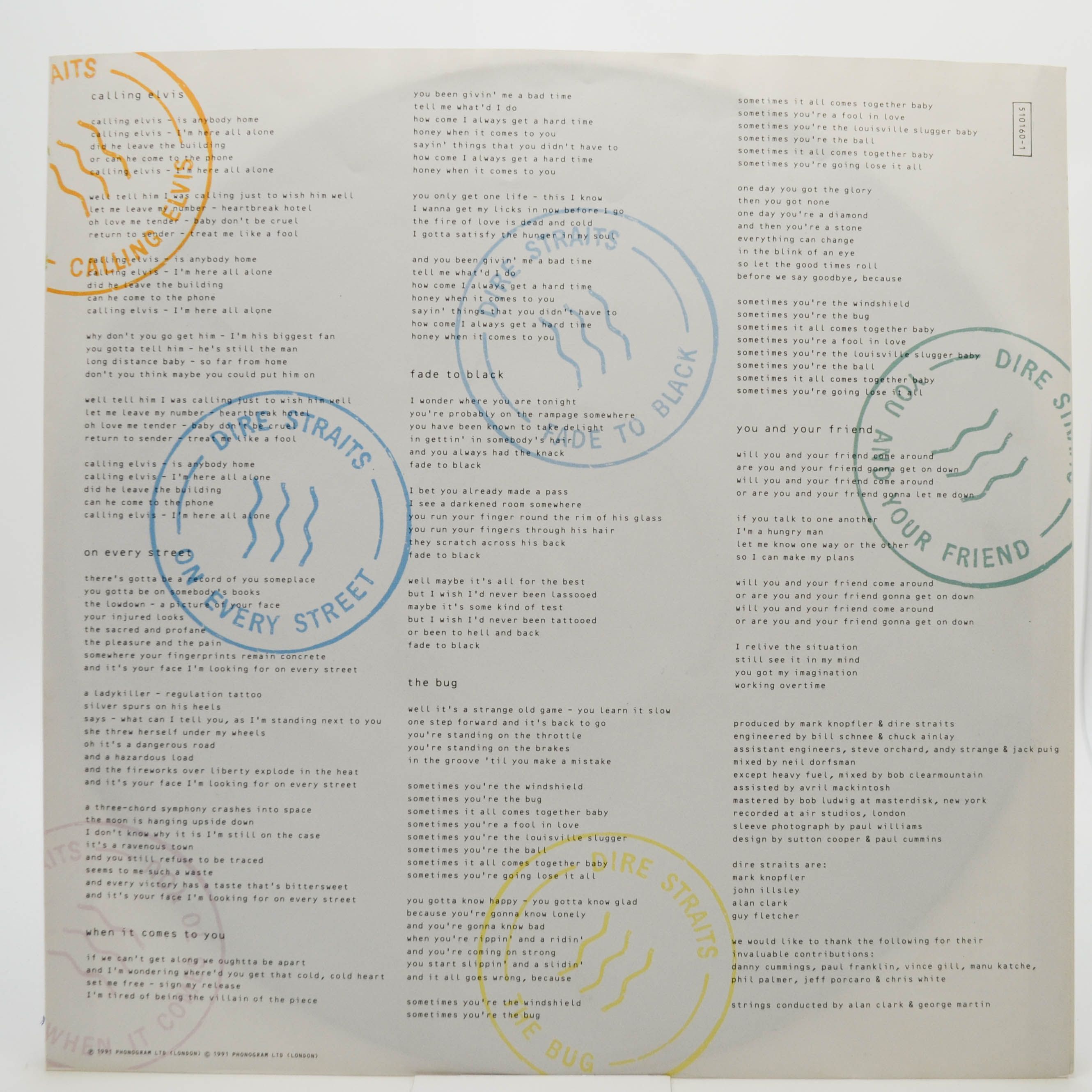 Dire Straits — On Every Street, 1991