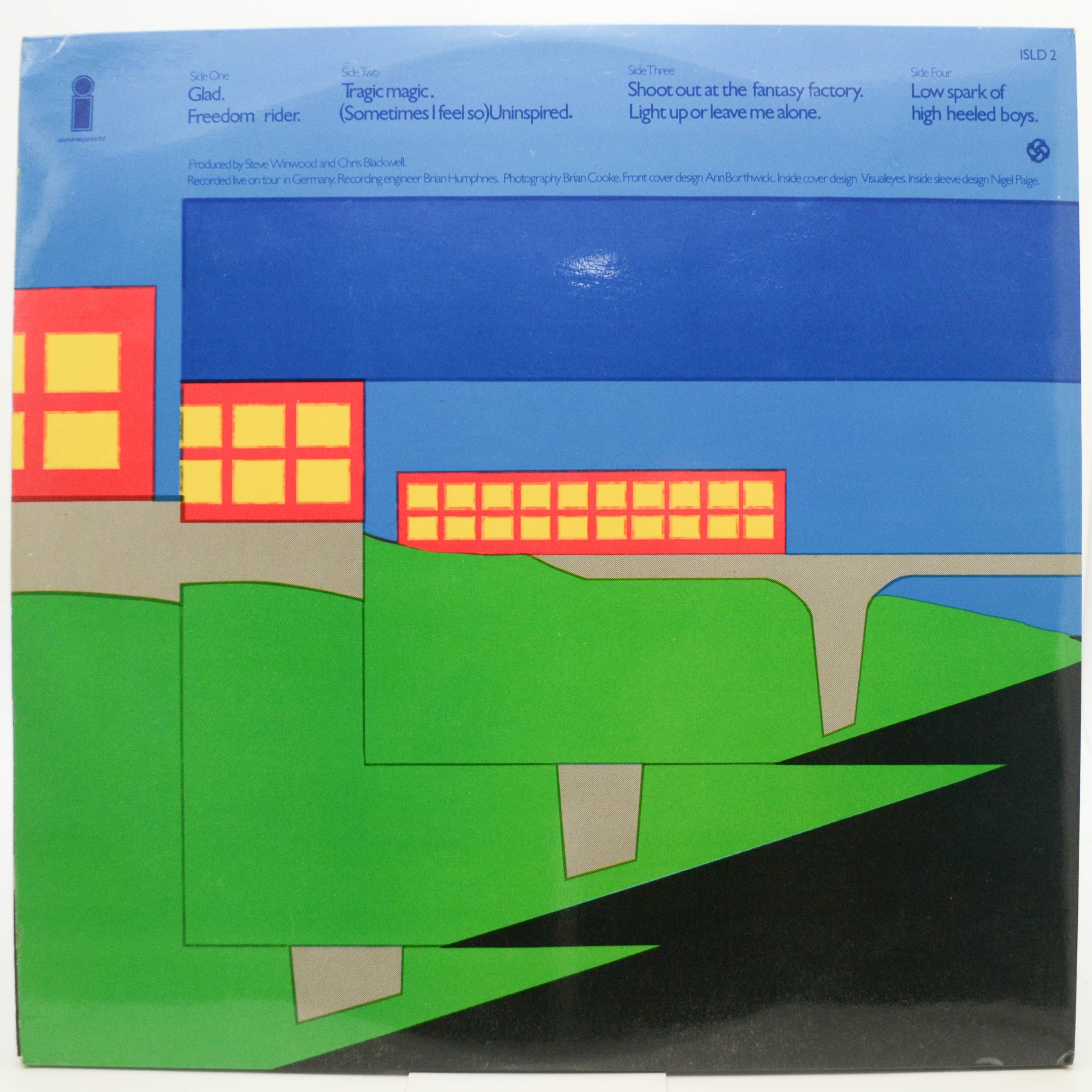 Traffic — On The Road (2LP, 1-st, UK), 1973