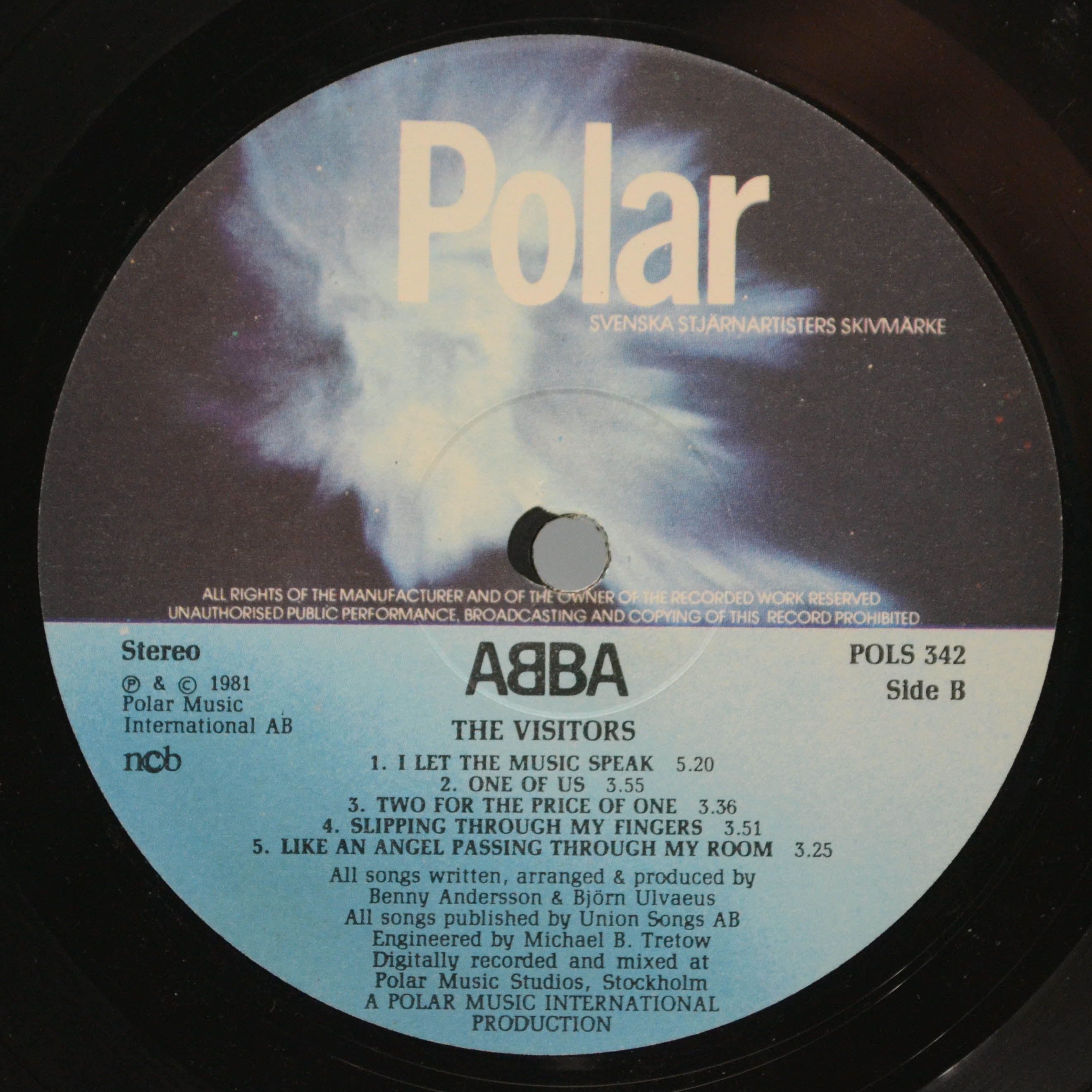 ABBA — The Visitors (1-st, Sweden), 1981