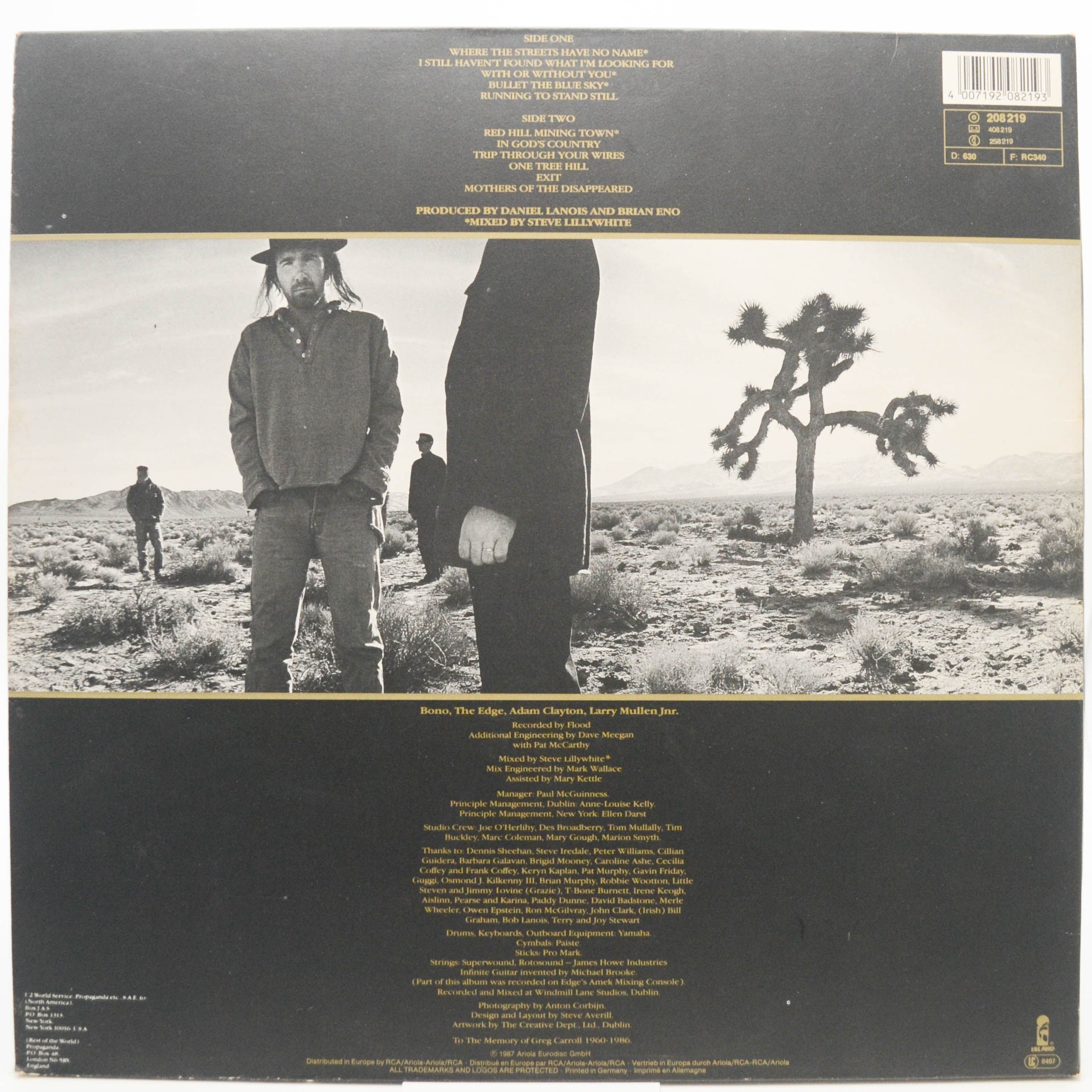 U2 — The Joshua Tree, 1987