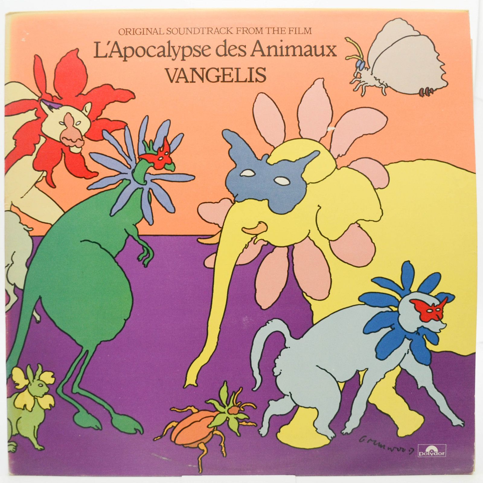 Vangelis — L'Apocalypse Des Animaux (UK), 1976