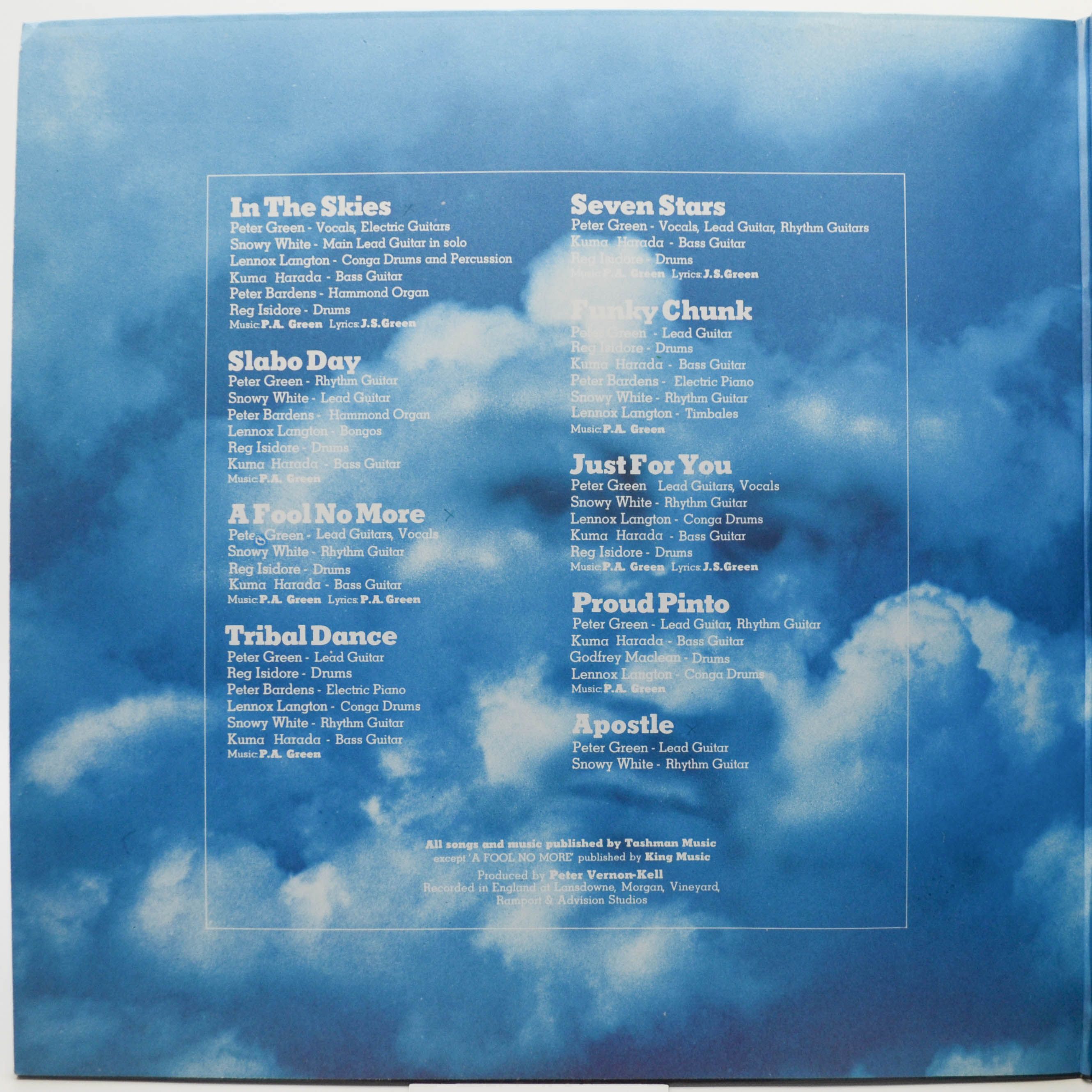 Peter Green — In The Skies, 1979