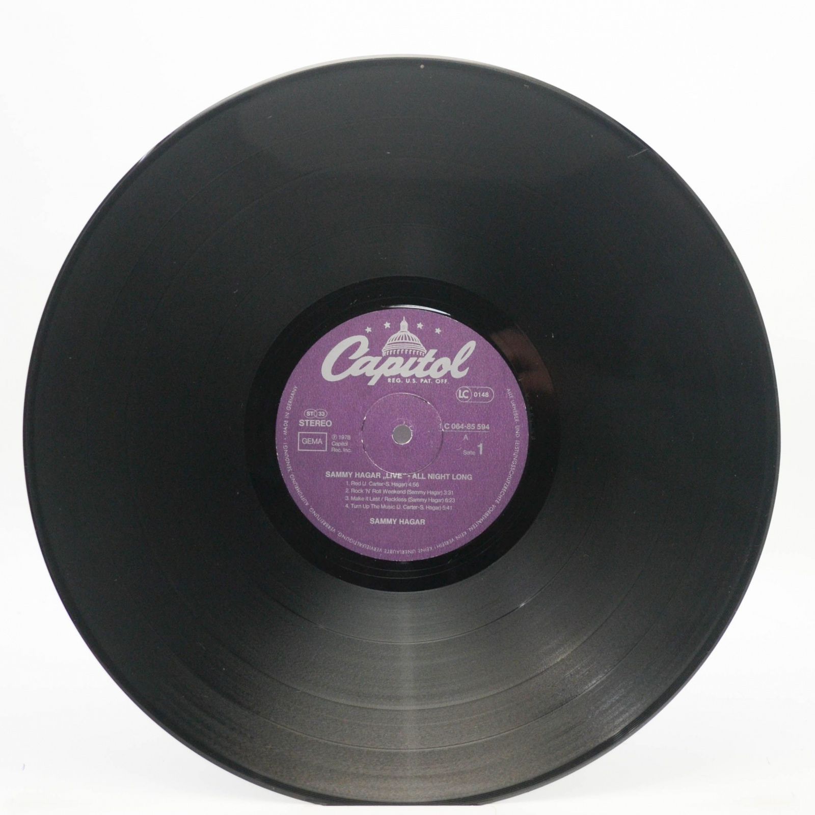 Sammy Hagar — All Night Long, 1978