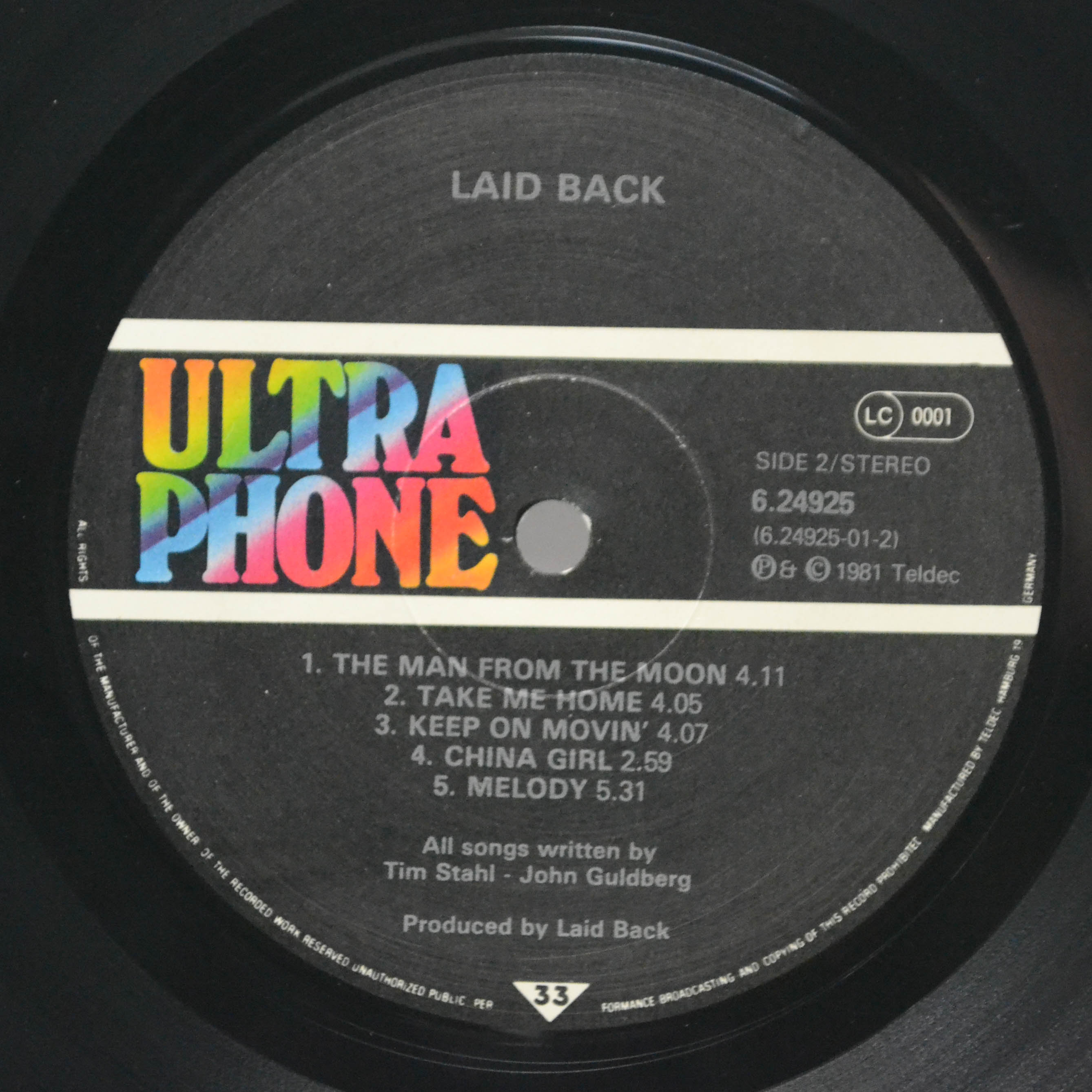 Laid Back — Laid Back, 1981