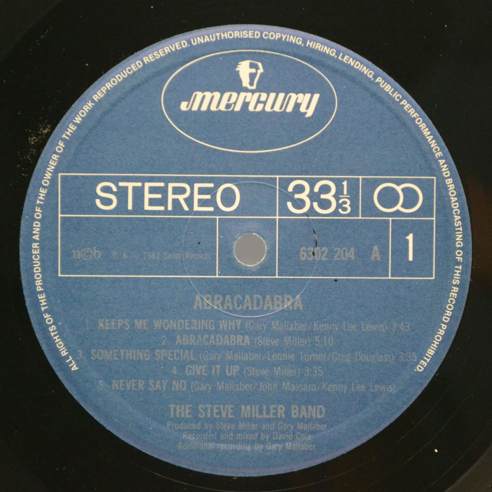 Steve Miller Band — Abracadabra, 1982