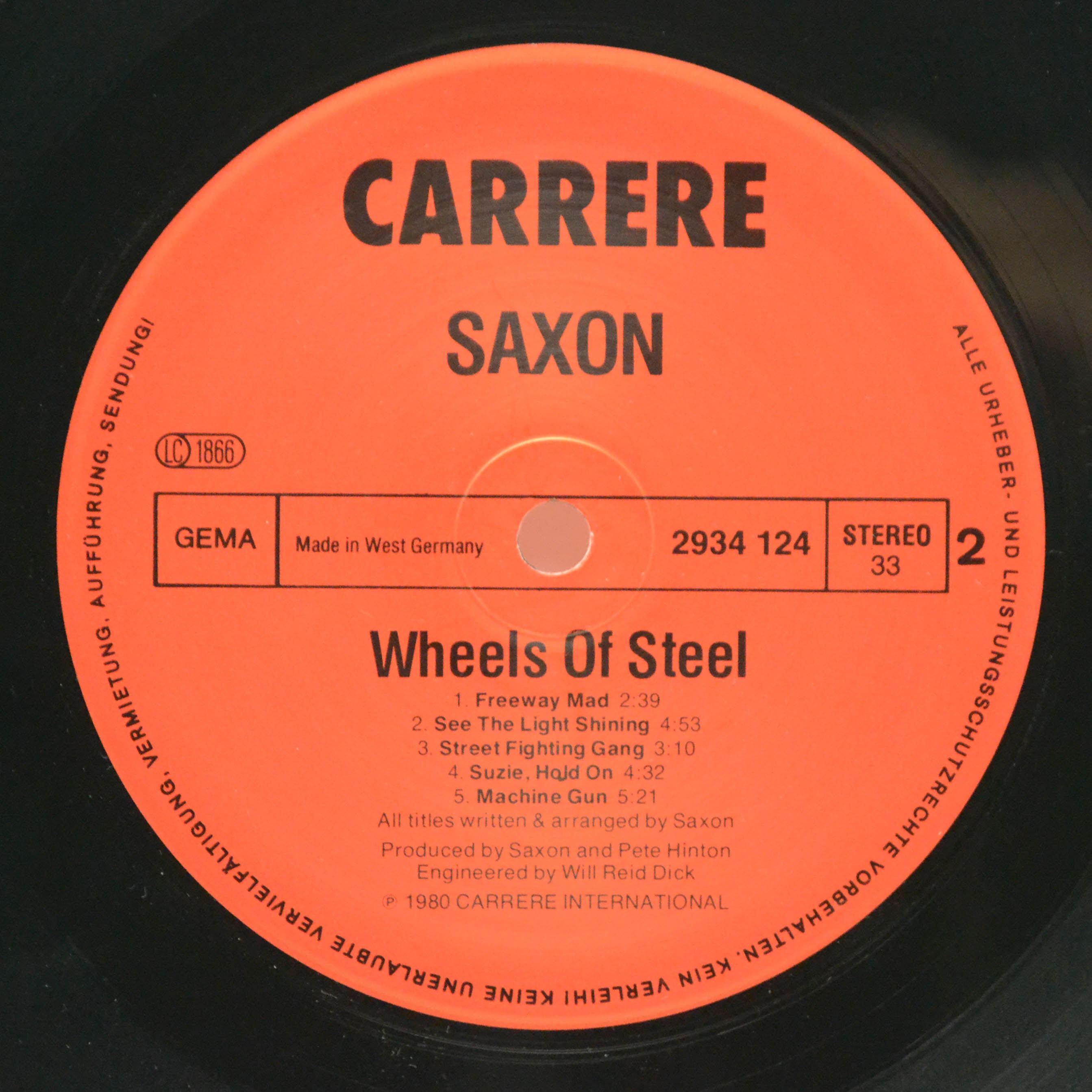 Saxon — Wheels Of Steel, 1980