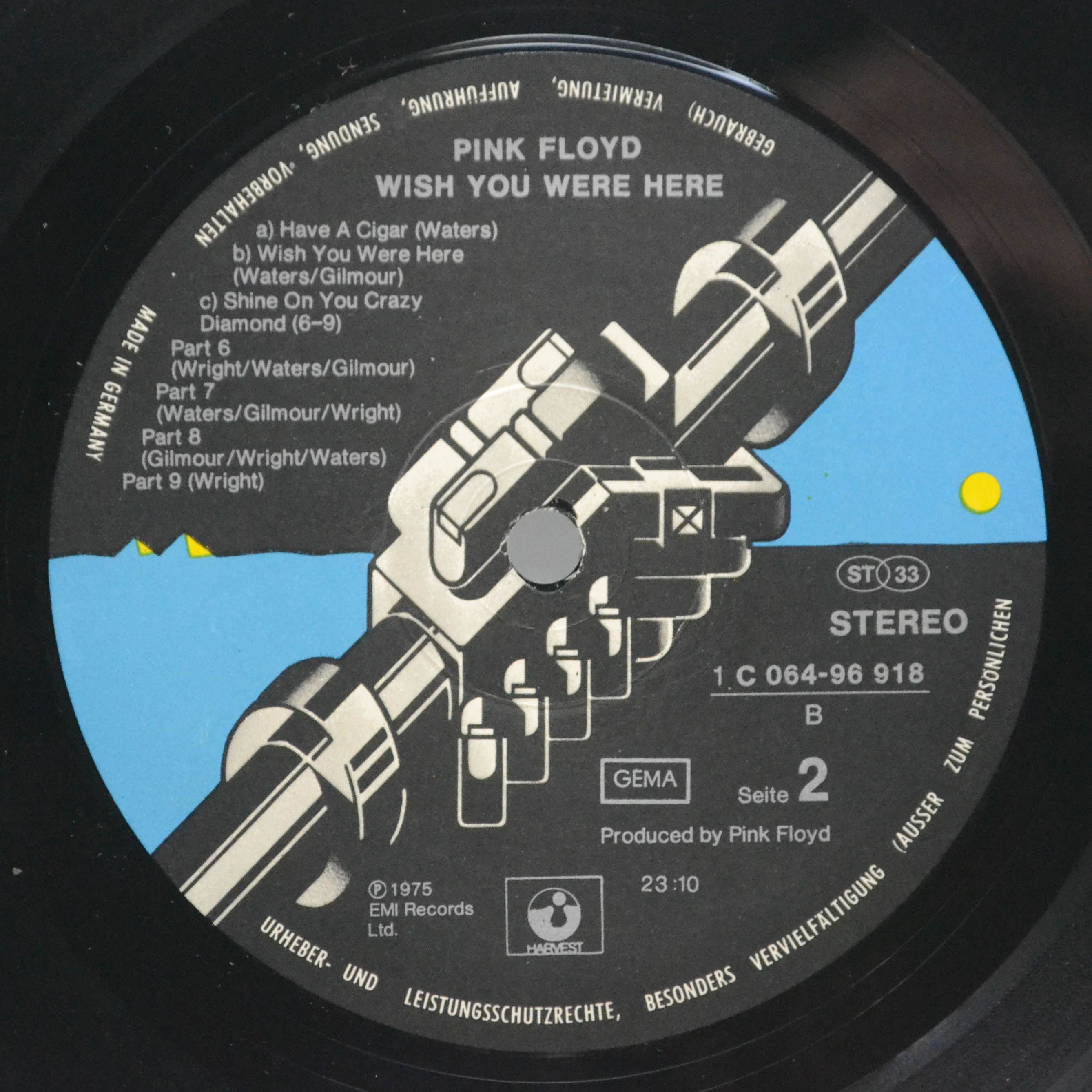 Pink Floyd — Wish You Were Here, 1975