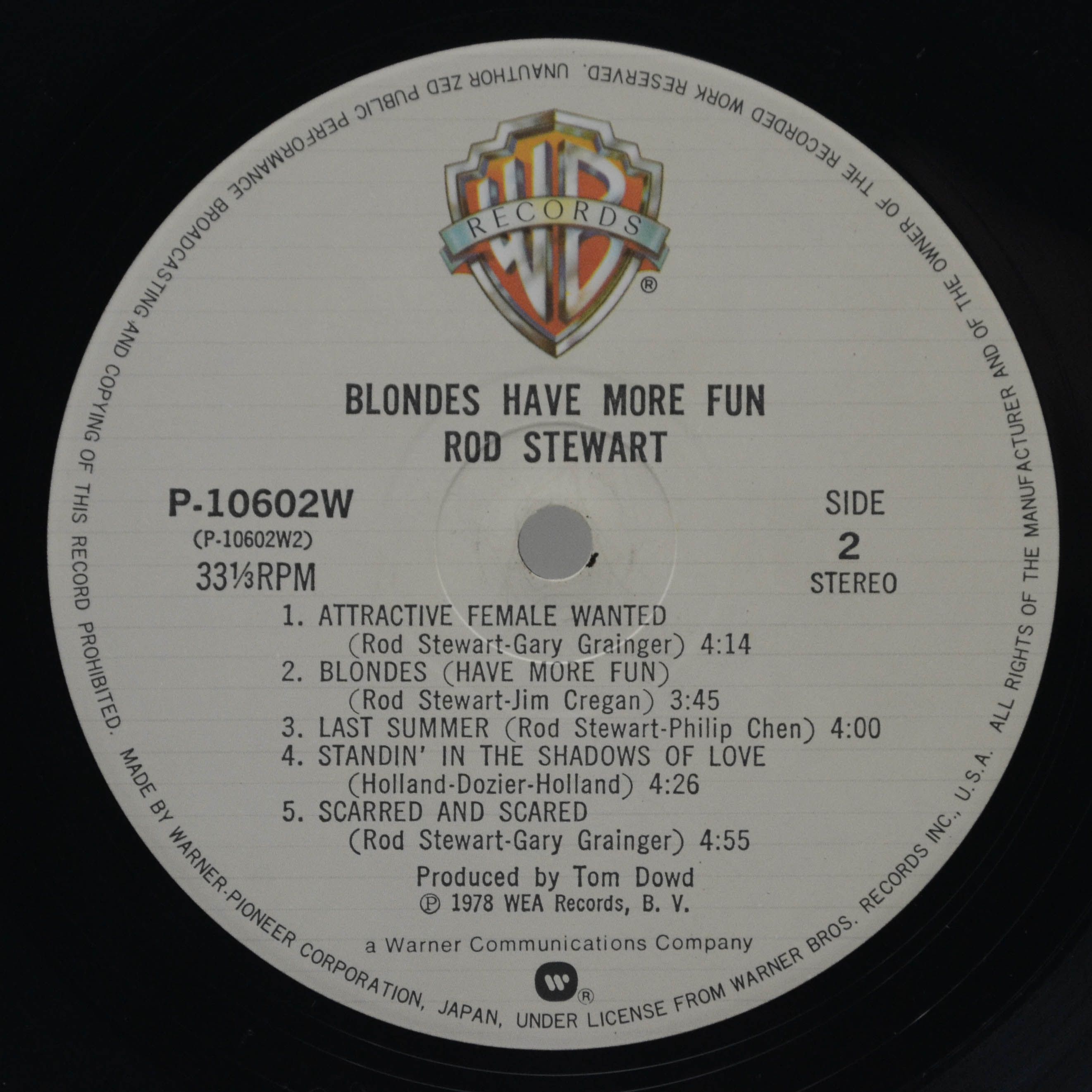 Rod Stewart — Blondes Have More Fun, 1978