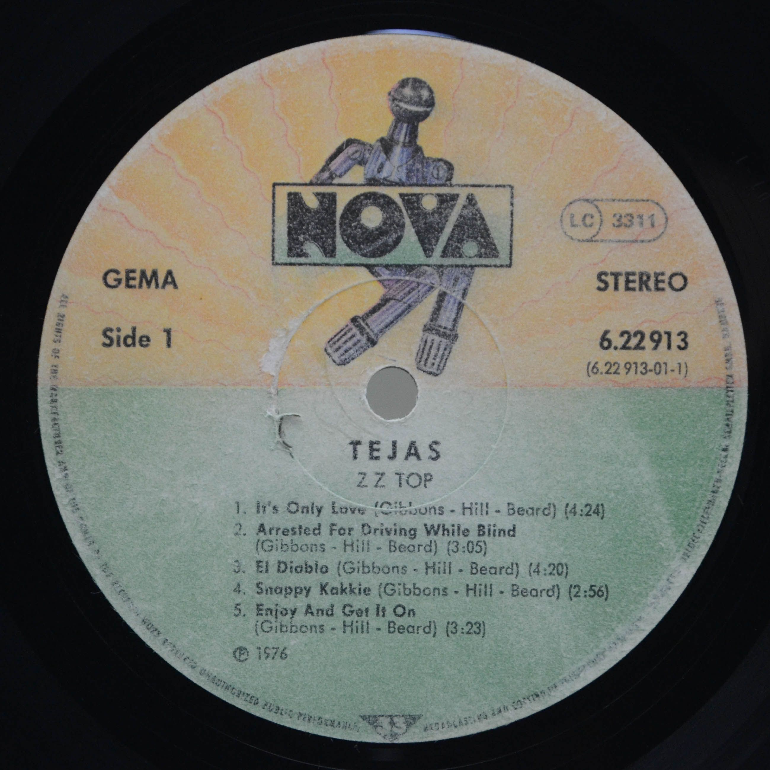 ZZ Top — Tejas, 1976