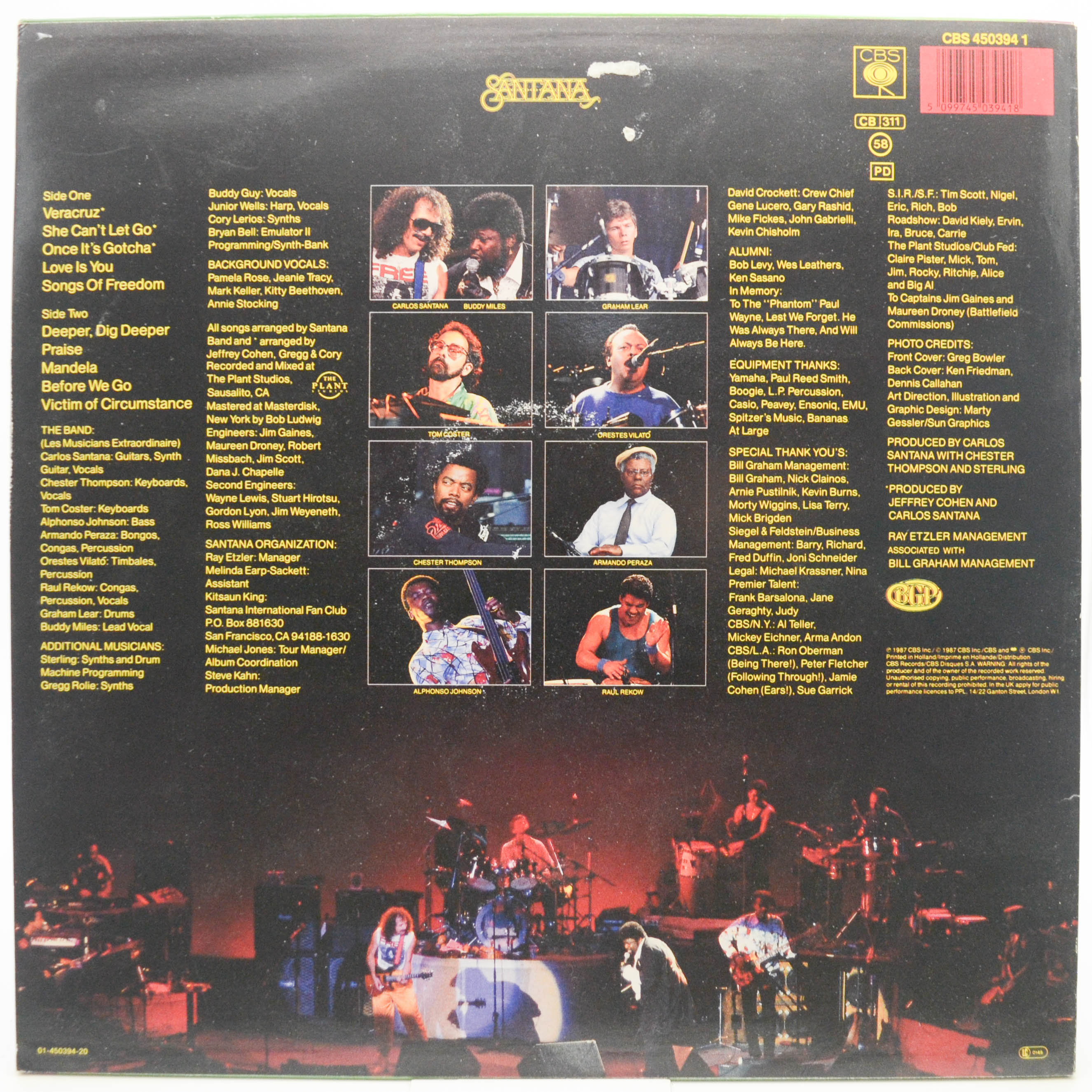 Santana — Freedom, 1987