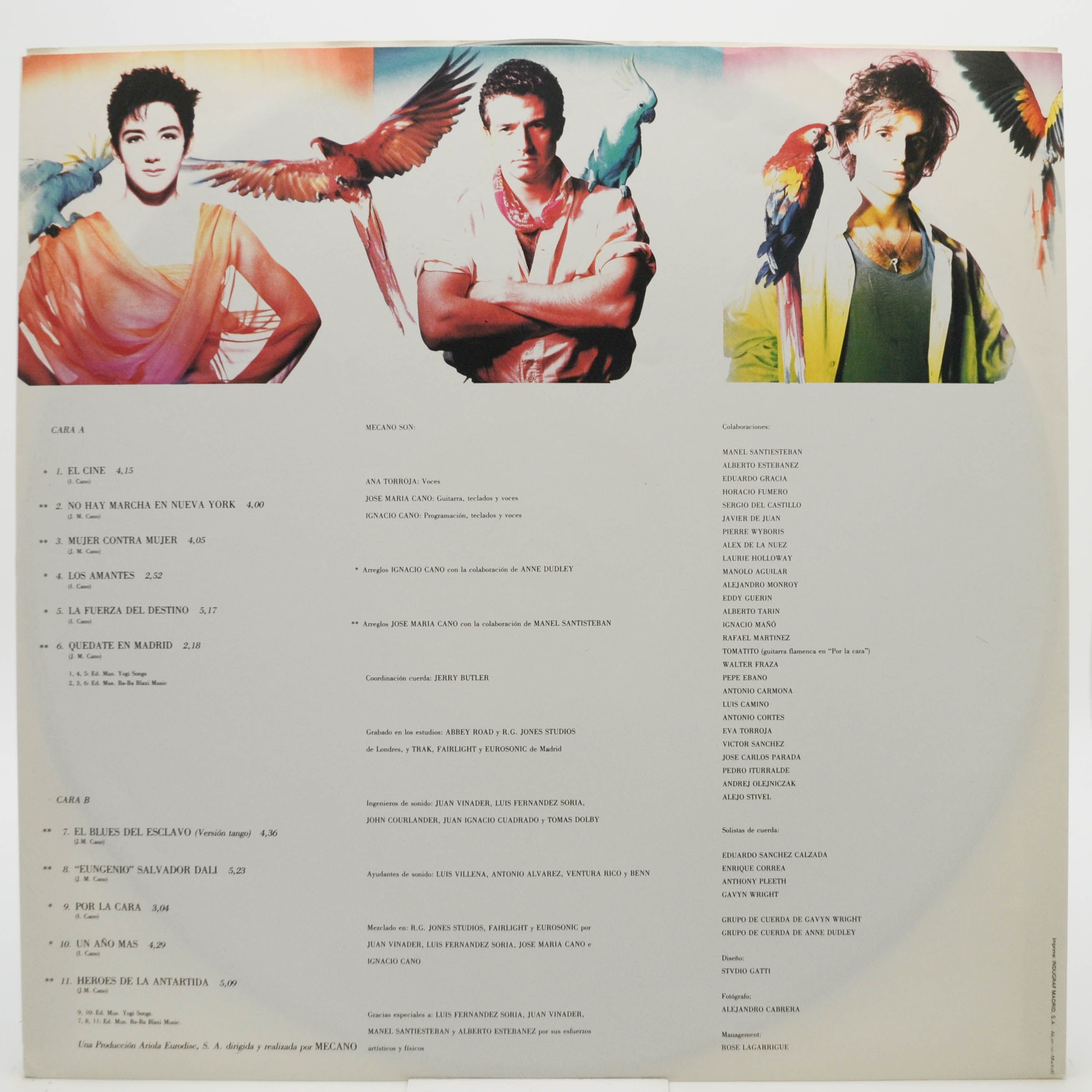 Mecano — Descanso Dominical, 1988