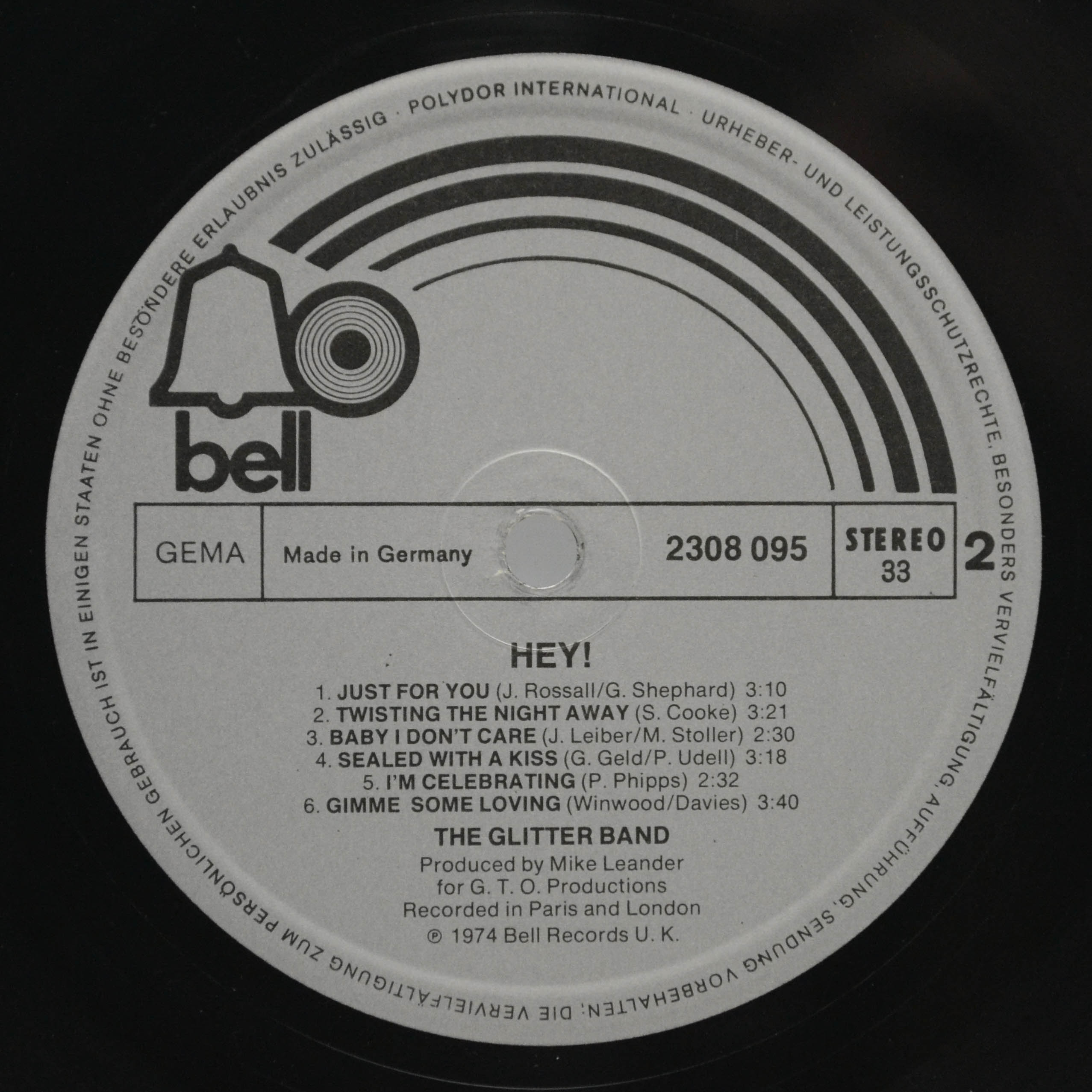 Glitter Band — Hey!, 1974