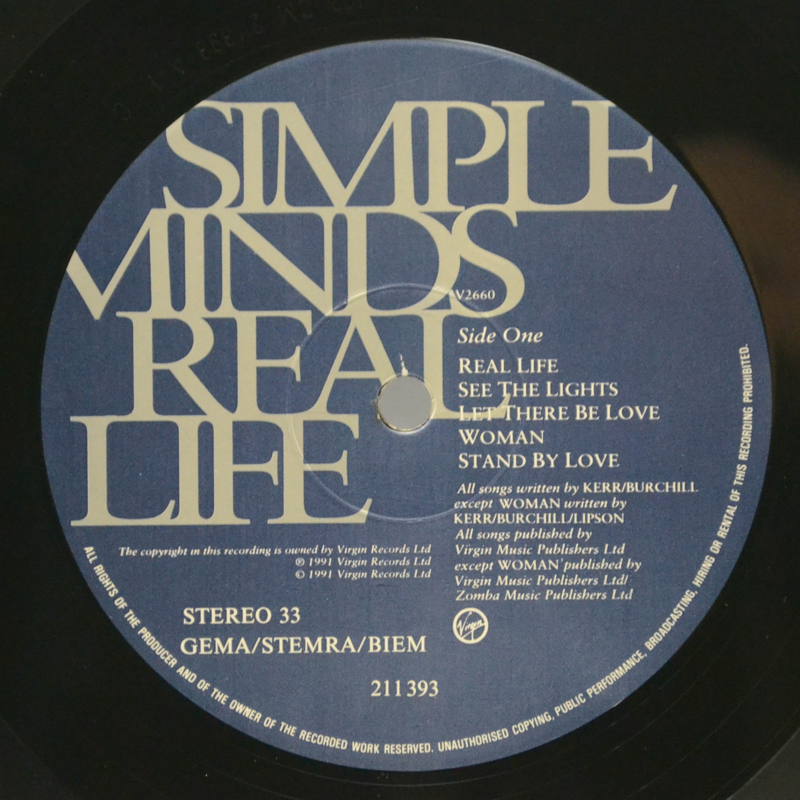 Simple Minds — Real Life, 1991