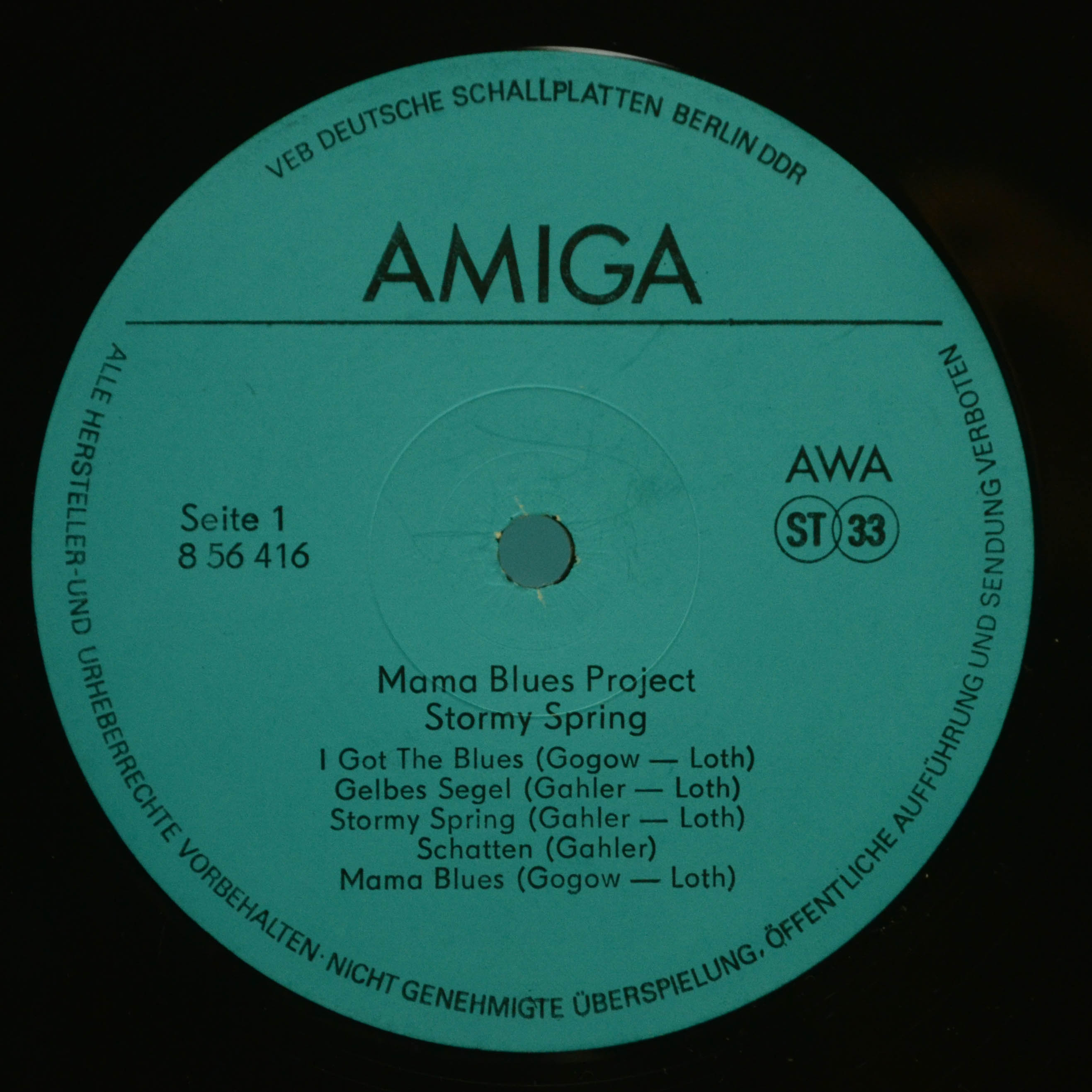 Mama Blues Project — Stormy Spring, 1989