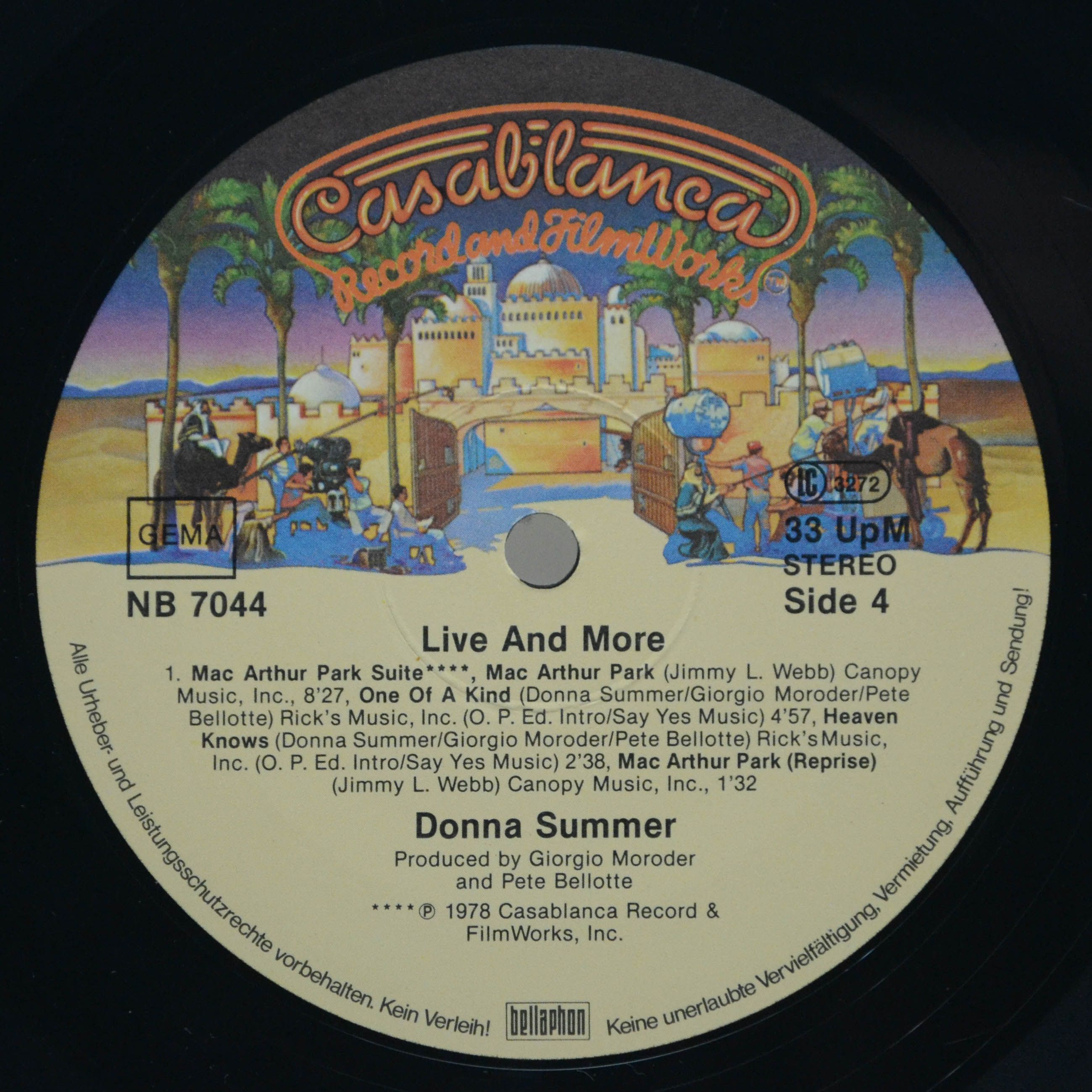 Donna Summer — Live And More (2LP), 1978