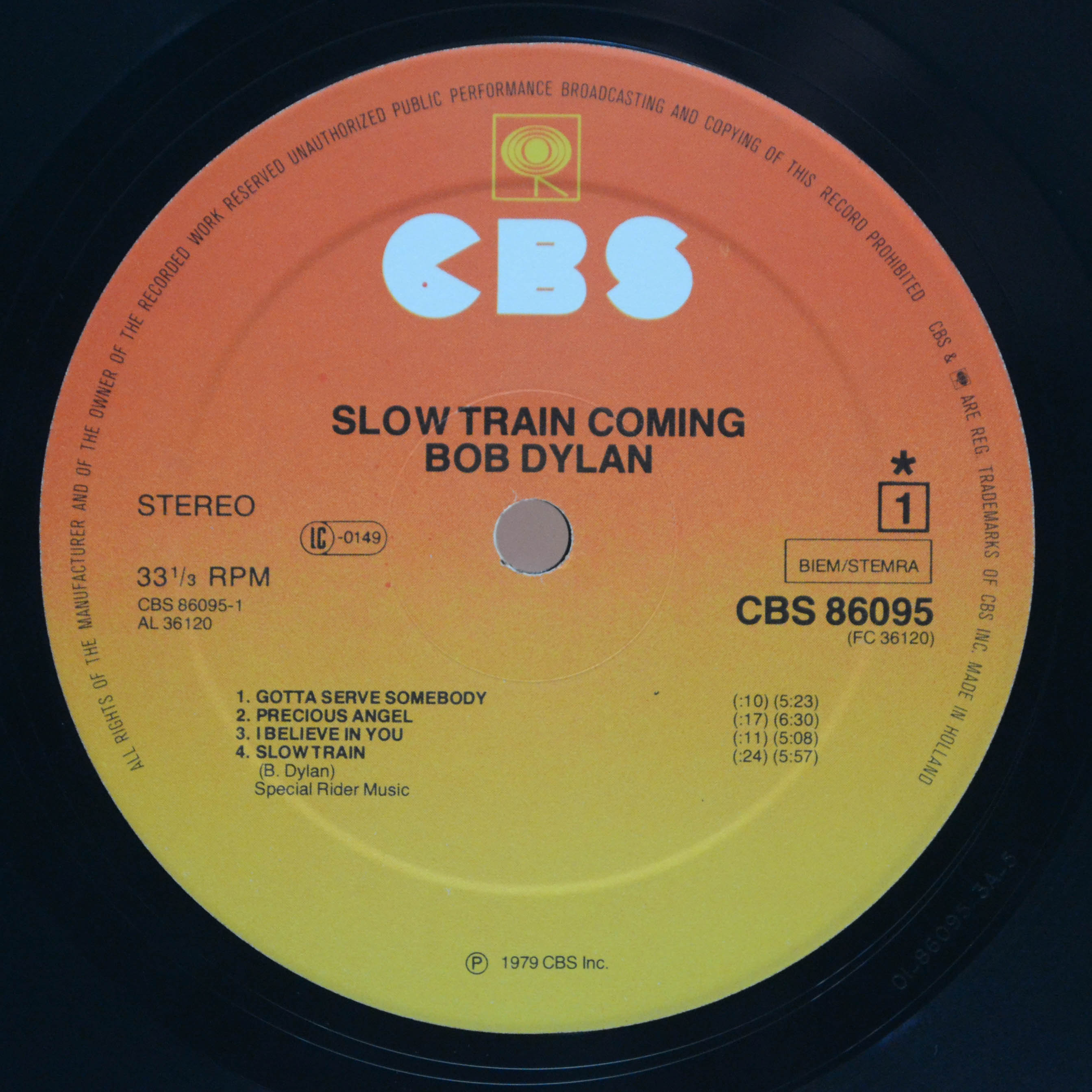 Bob Dylan — Slow Train Coming, 1979