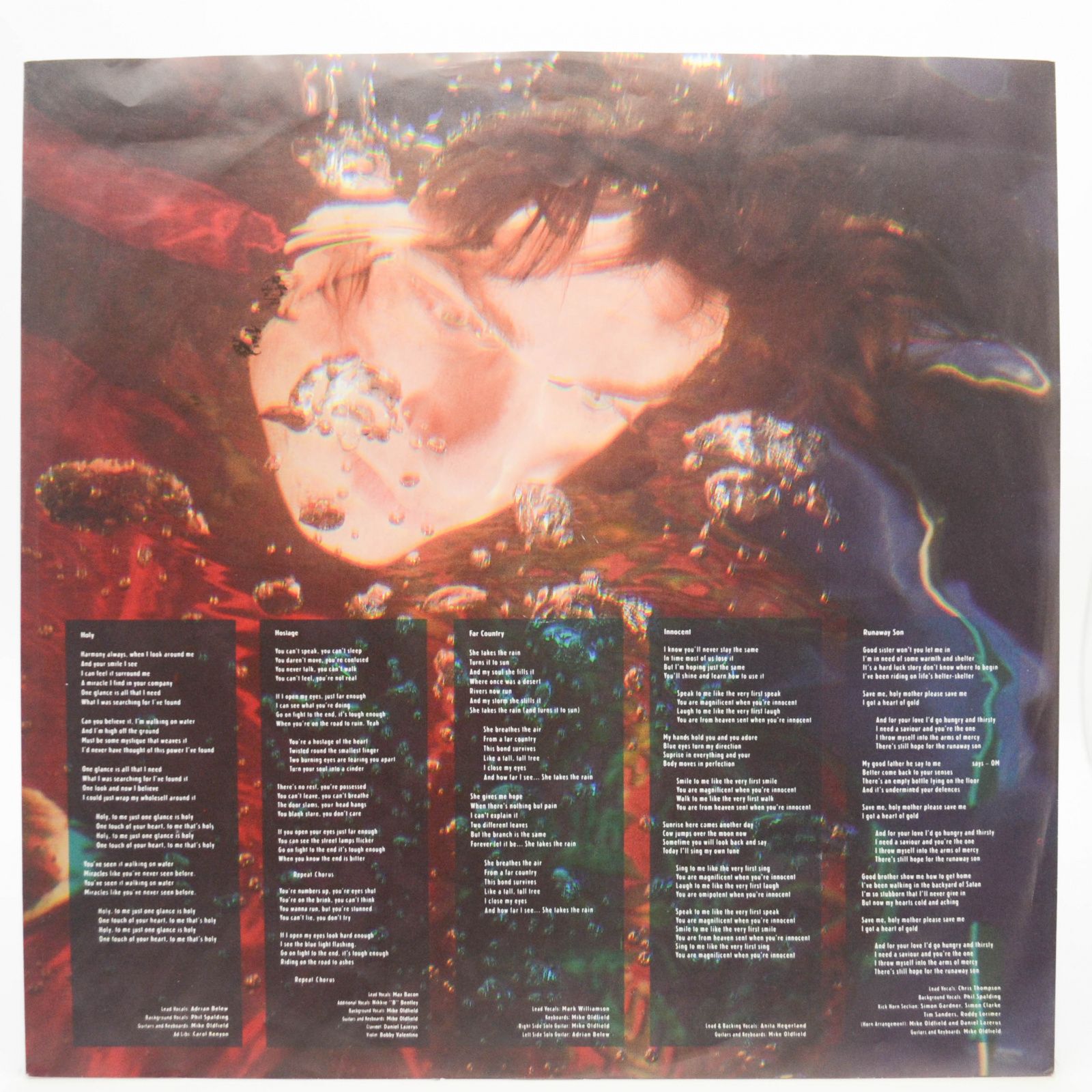 Mike Oldfield — Earth Moving, 1989