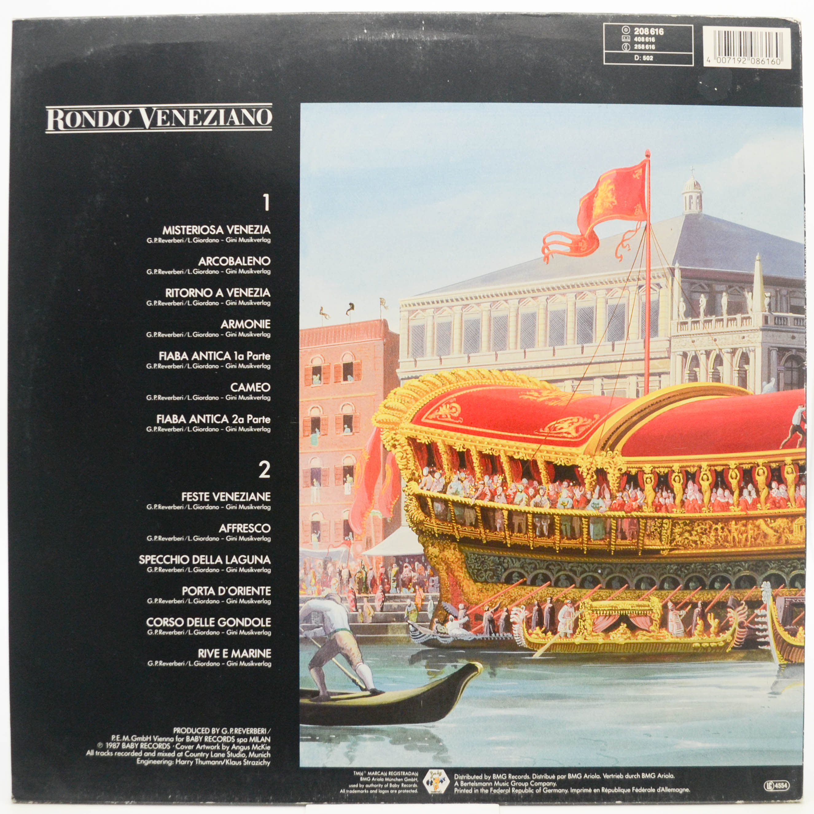 Rondo' Veneziano — Misteriosa Venezia, 1987