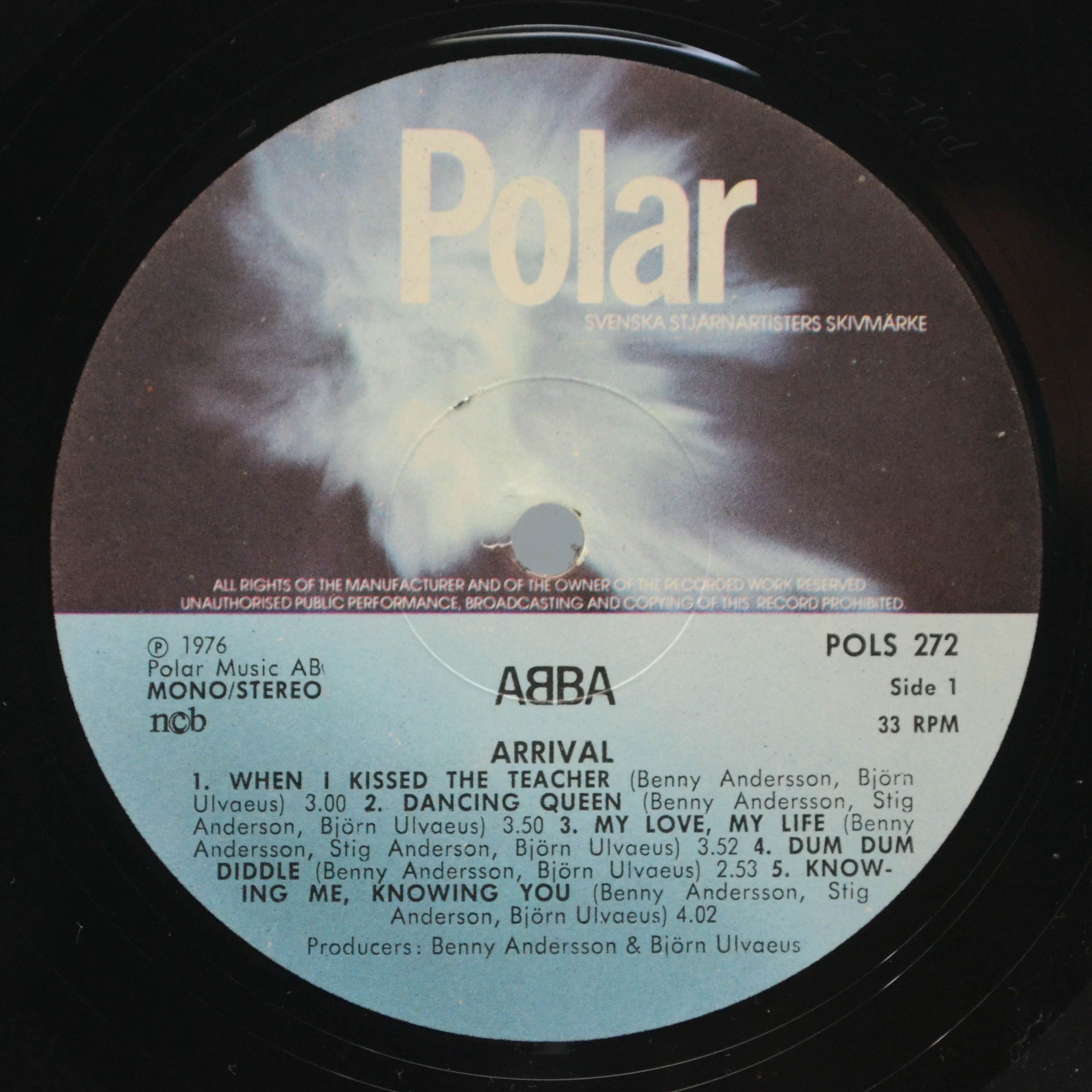 ABBA — Arrival (1-st, Sweden), 1976