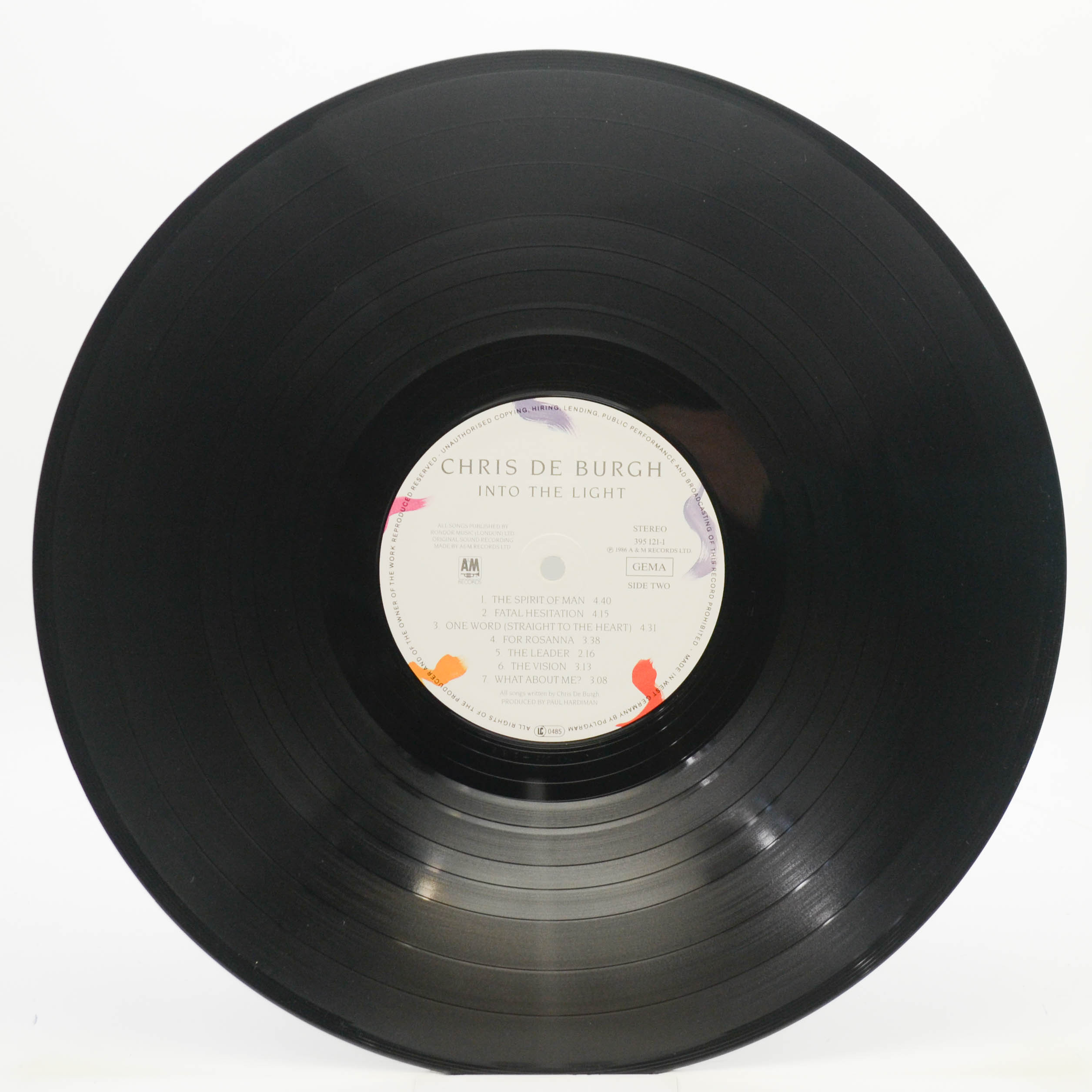 Chris de Burgh — Into The Light, 1986