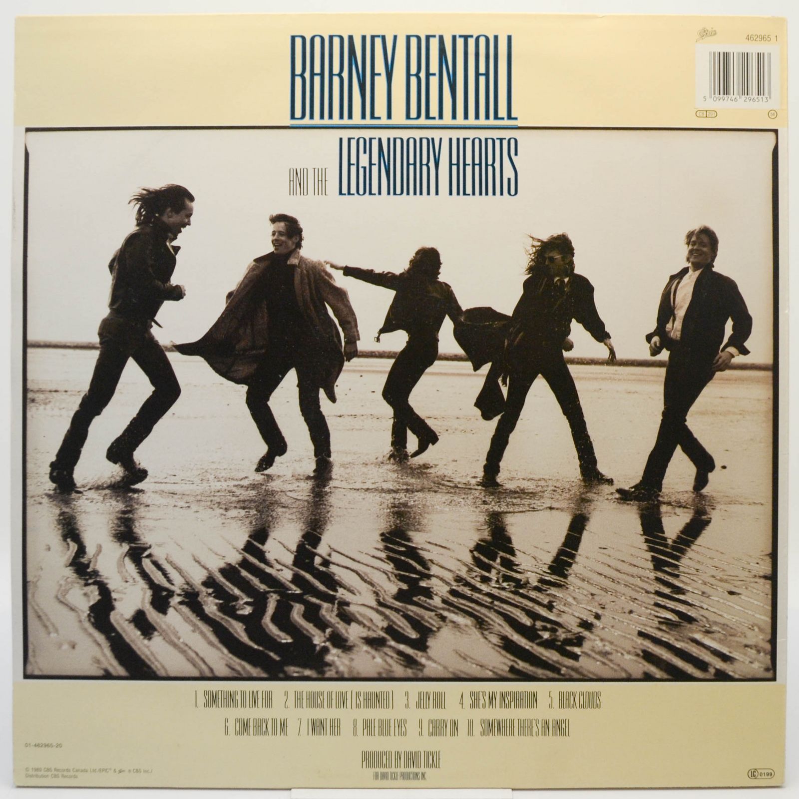 Barney Bentall — Barney Bentall & The Legendary Hearts, 1989