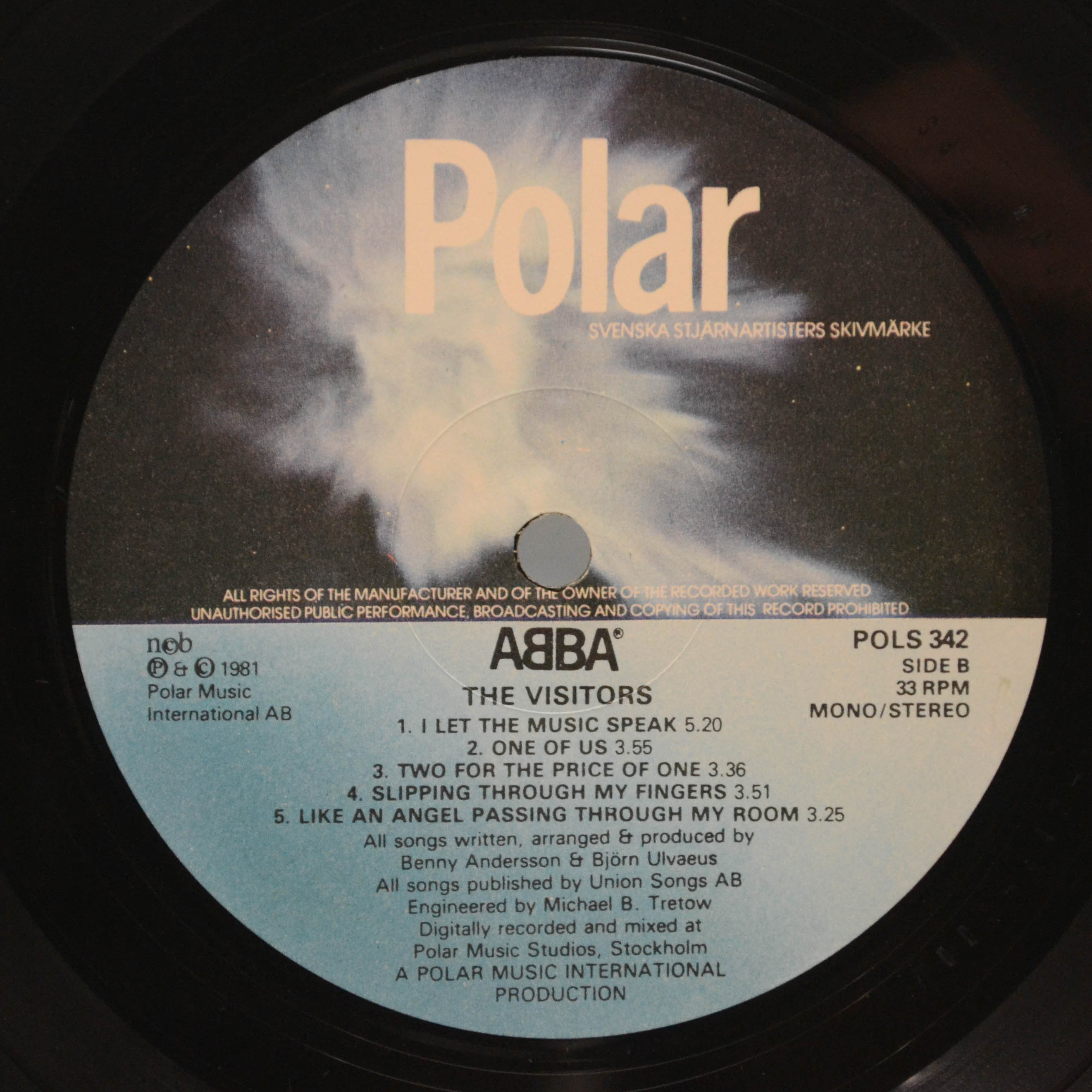 ABBA — The Visitors (1-st, Sweden), 1981
