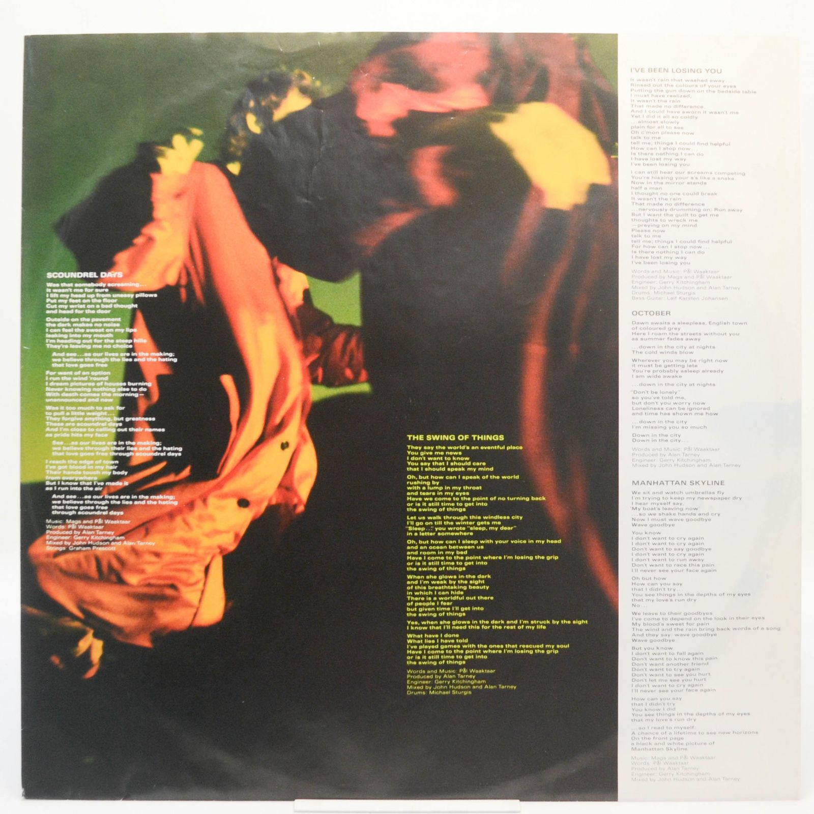 a-ha — Scoundrel Days, 1986