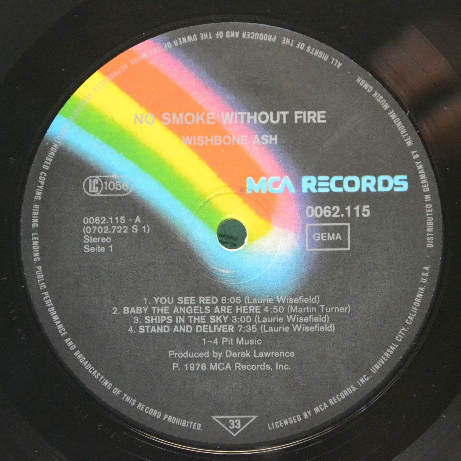Wishbone Ash — No Smoke Without Fire, 1978