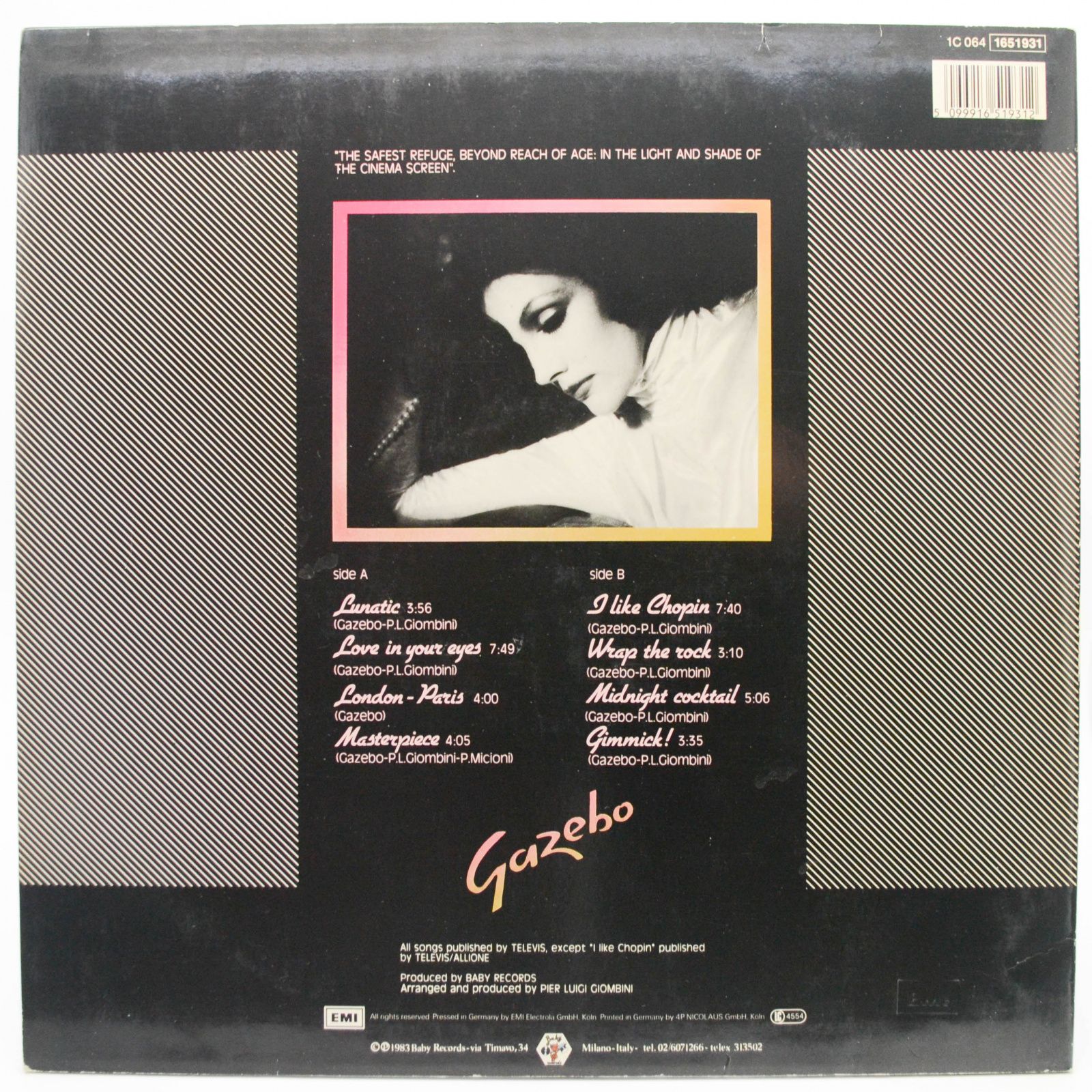 Gazebo — Gazebo, 1983