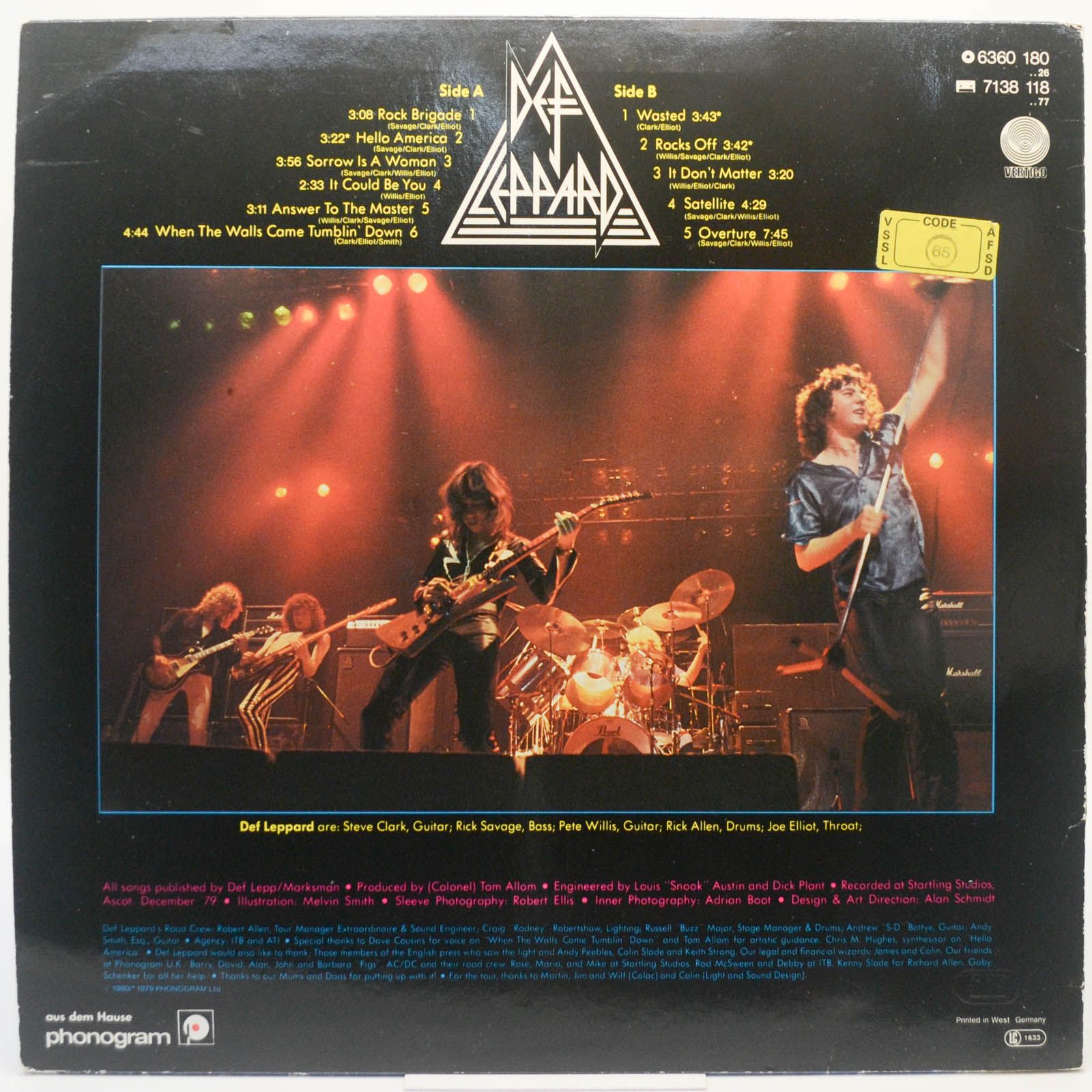 Def Leppard — On Through The Night, 1980